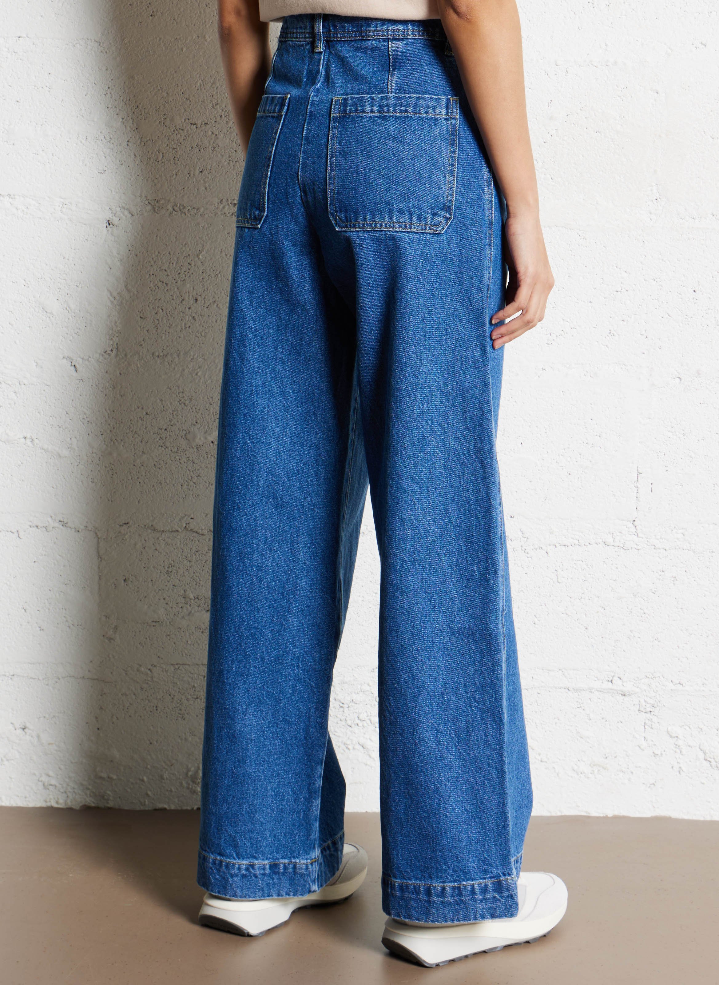 Jean large  LOLLYS LAUNDRY Bleu