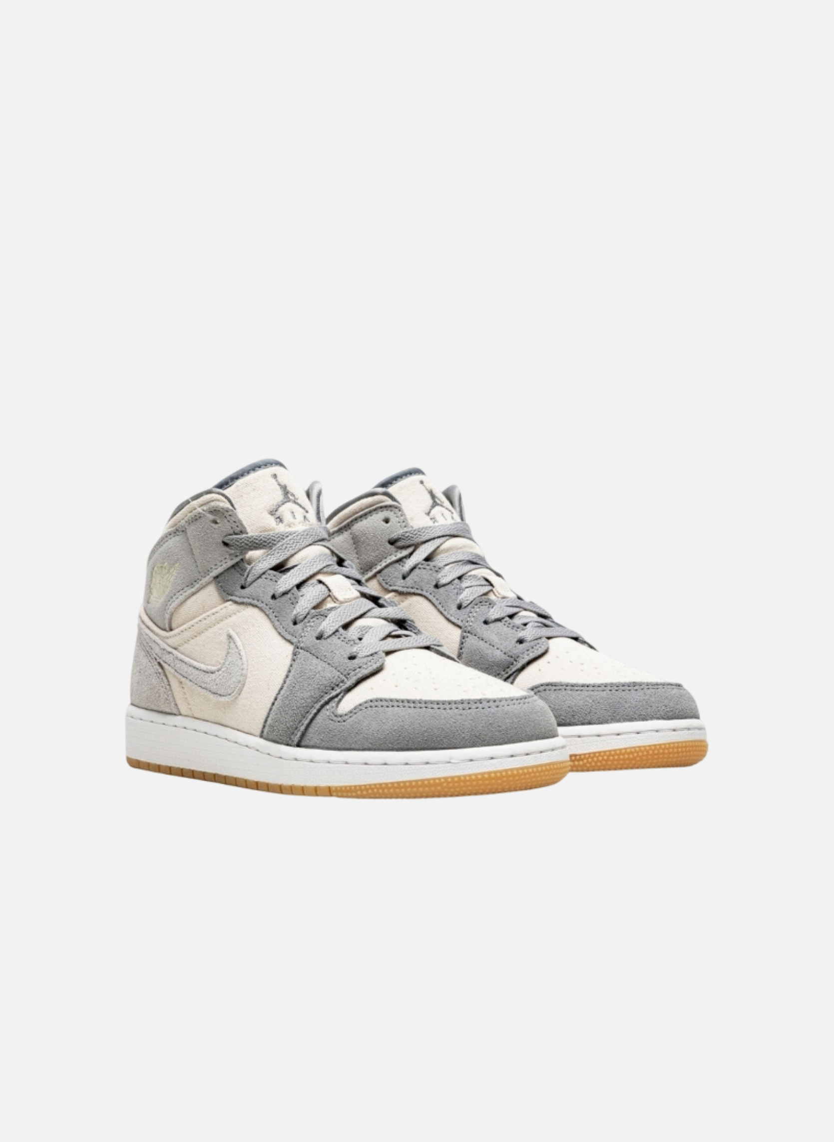 High-top leather sneakers Jordan Beige