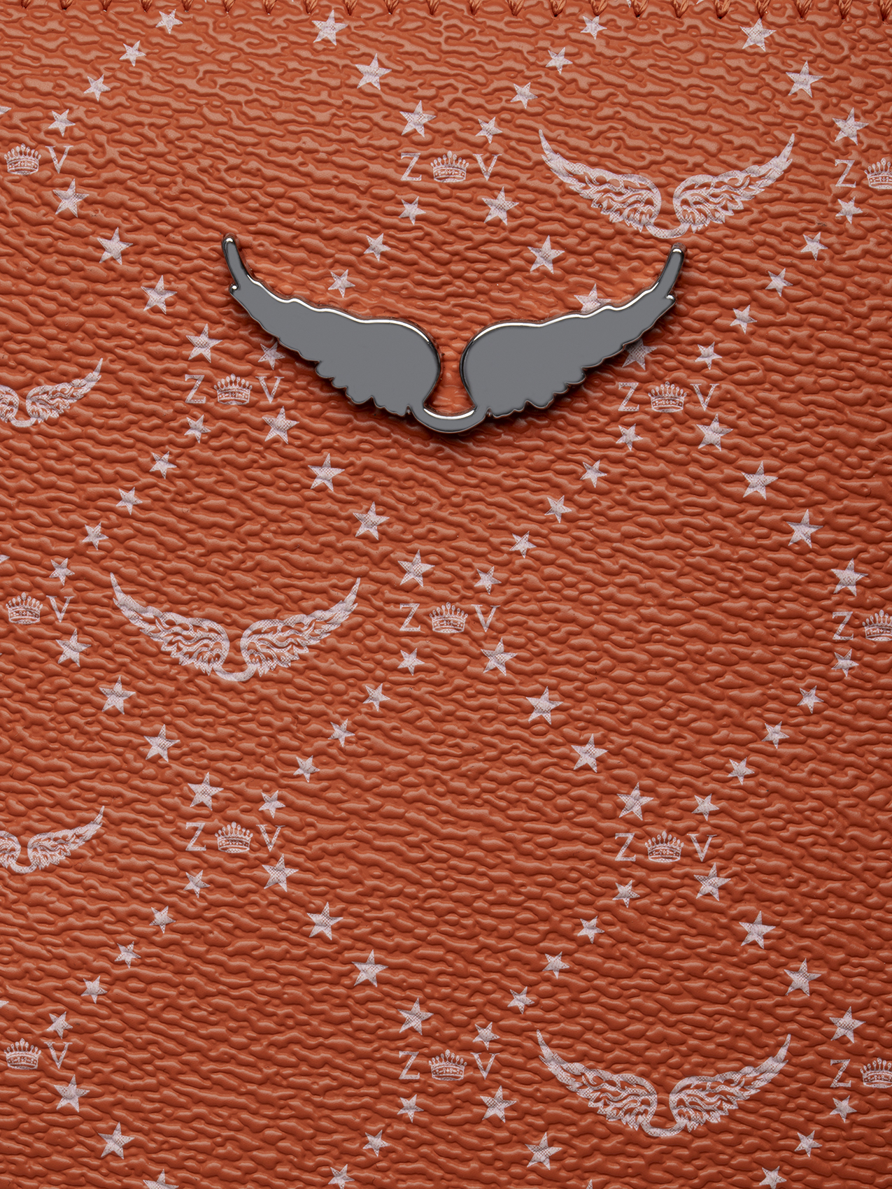 Shopper tas met print ZADIG&VOLTAIRE Oranje