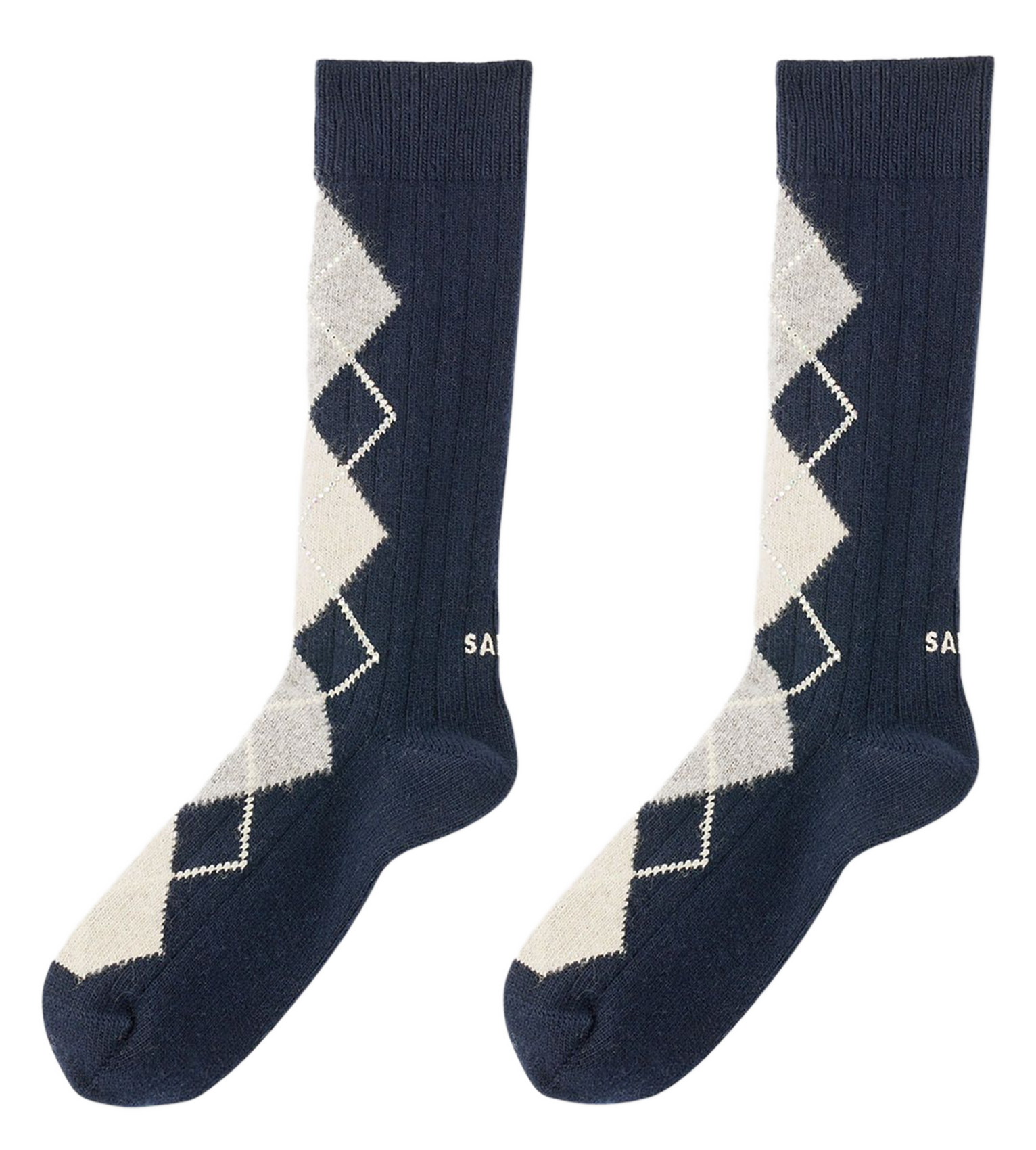 Jacquard sokken SANDRO Blauw