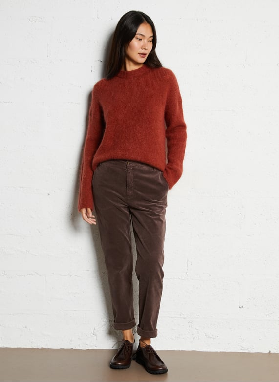 Corduroy carrot pants | Brown by HOD PARIS Corduroy carrot pants Brown