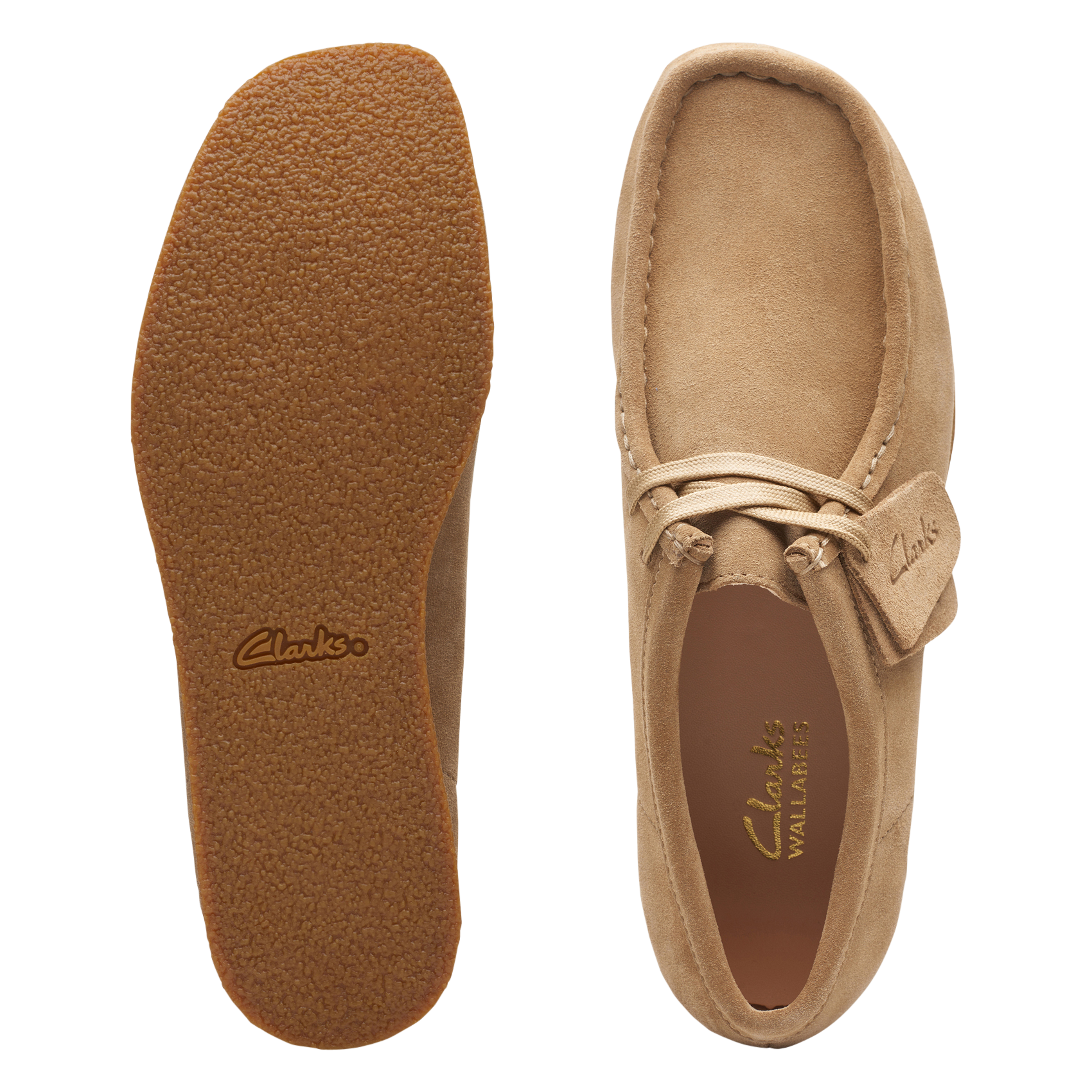 Suede leren derby's CLARKS Beige