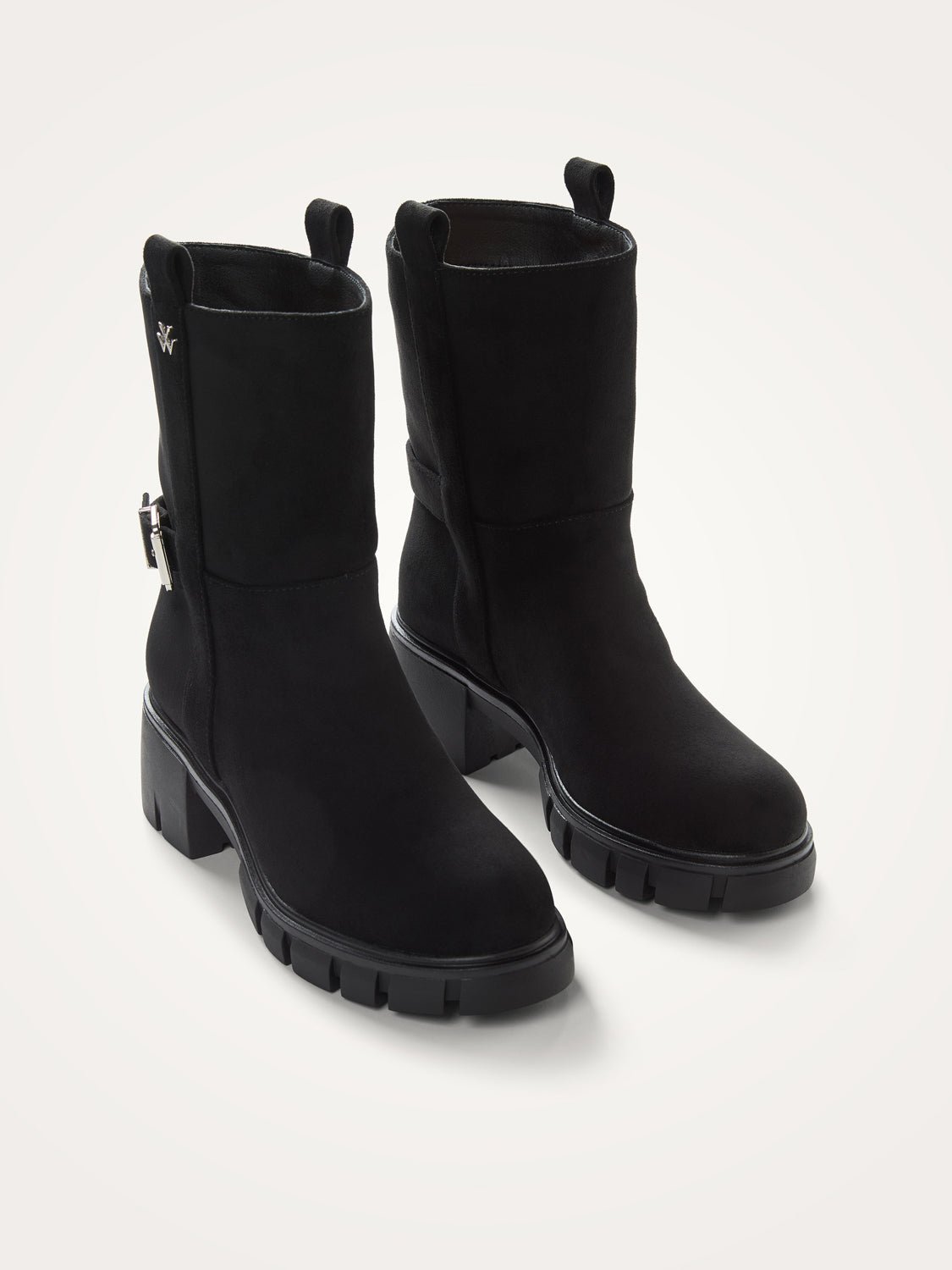 Suede ankle boots VANESSA WU Black