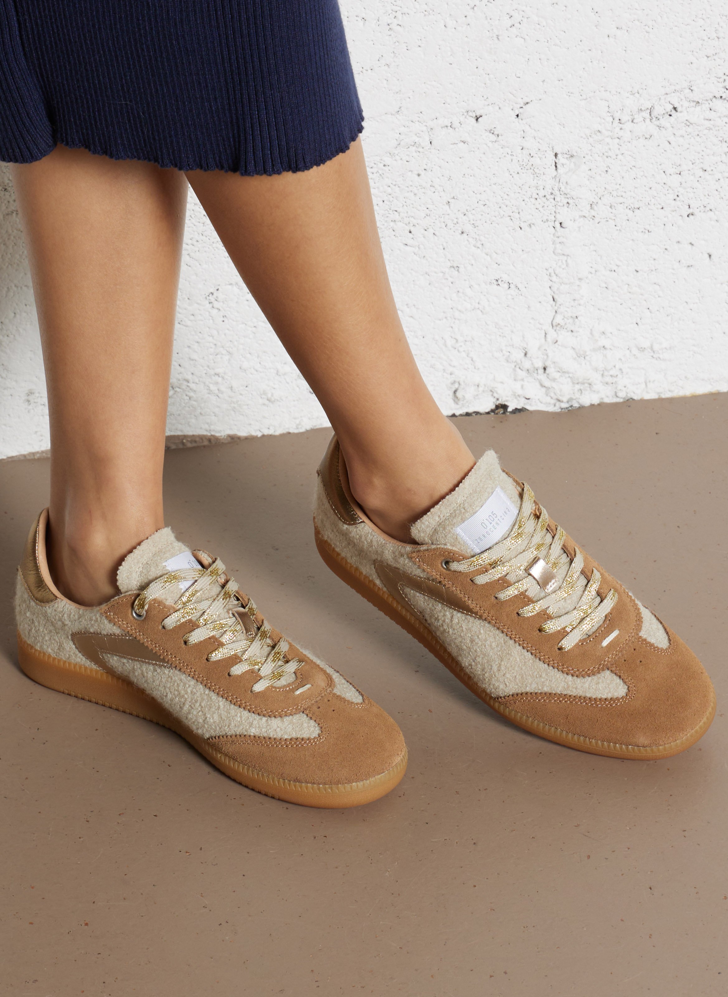 Baskets basses  0'105 Beige