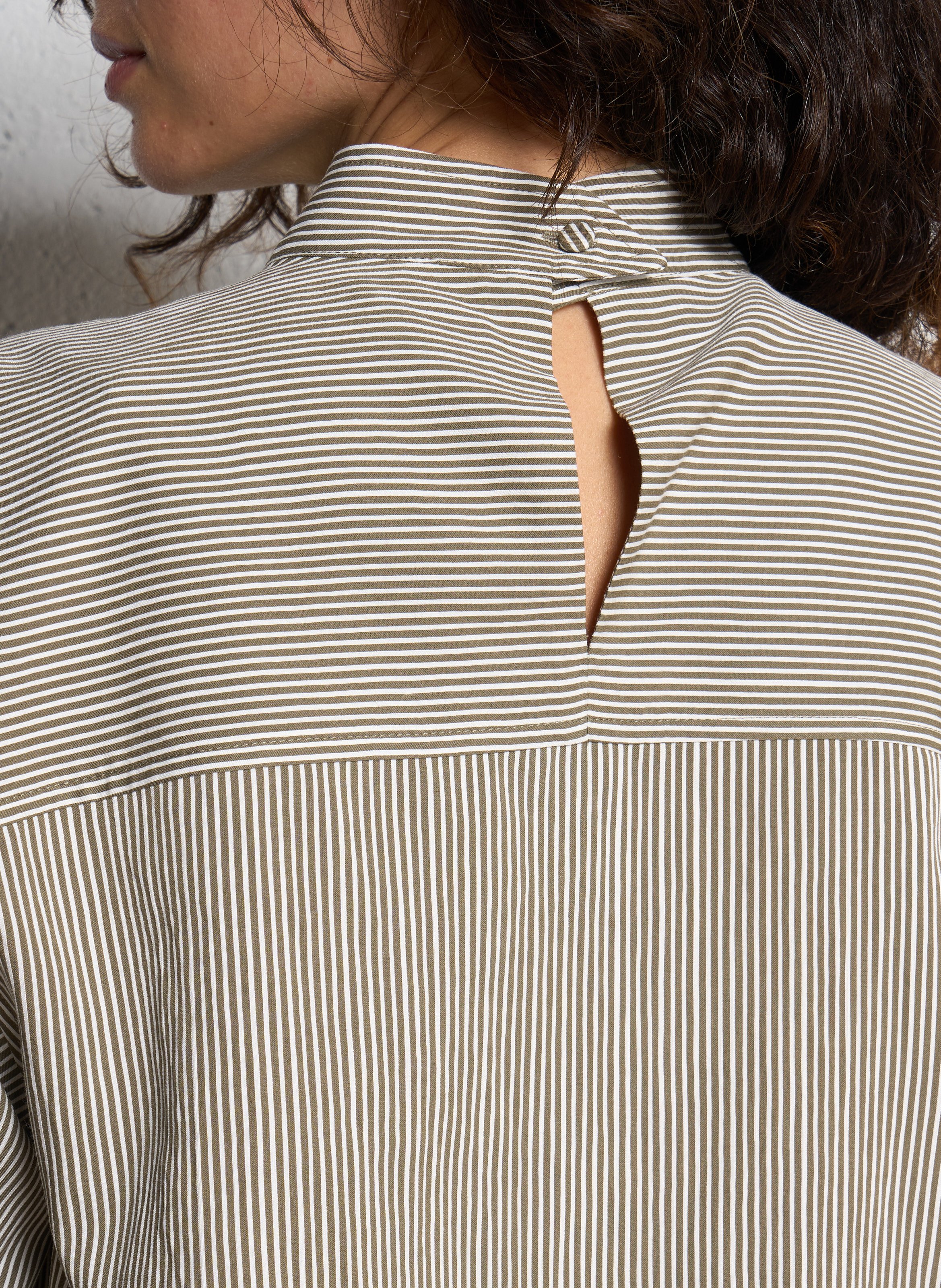 Top ample à rayures MARGAUX LONNBERG Vert