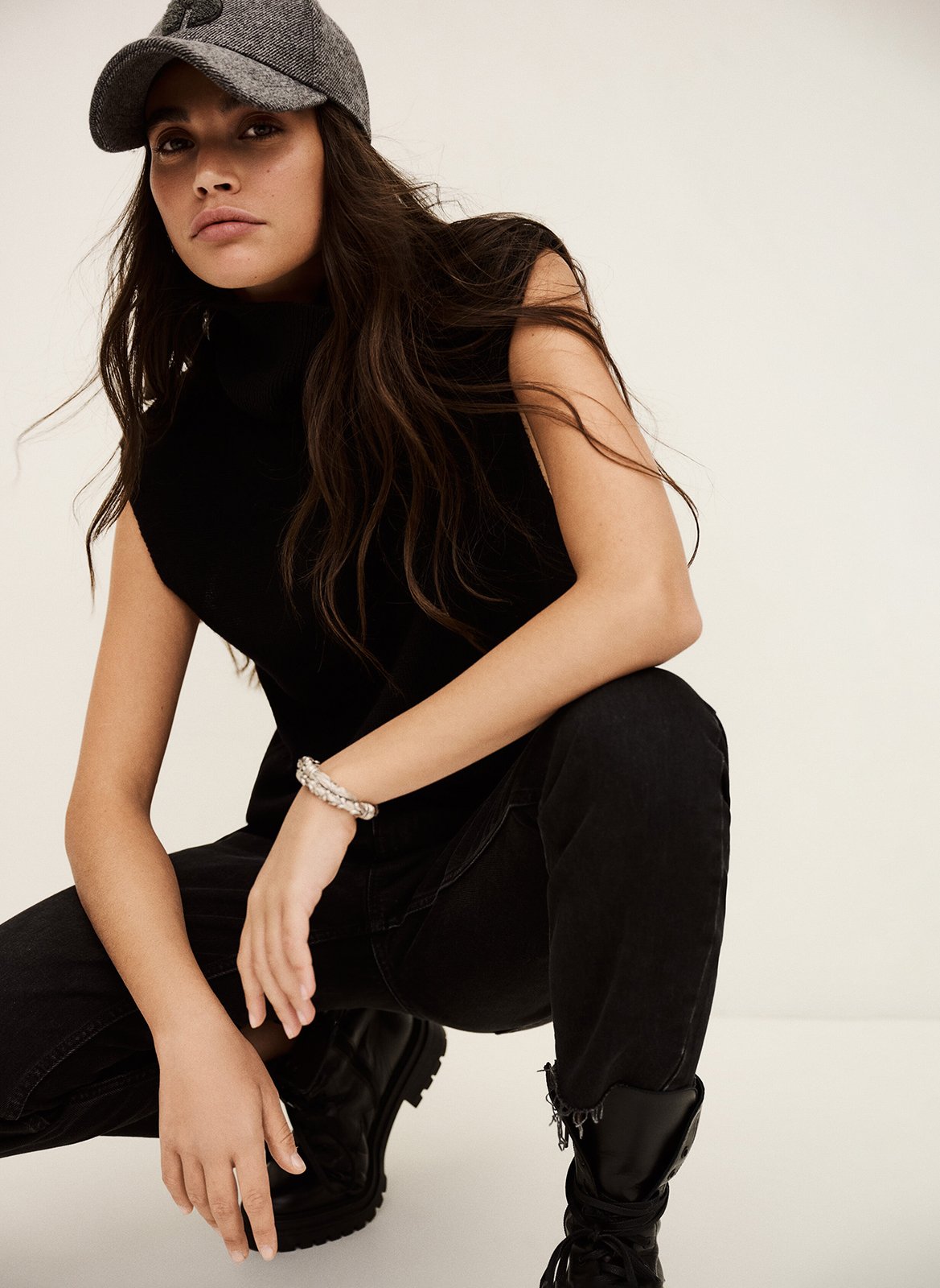 Rechte, wollen coltrui BA&SH Zwart