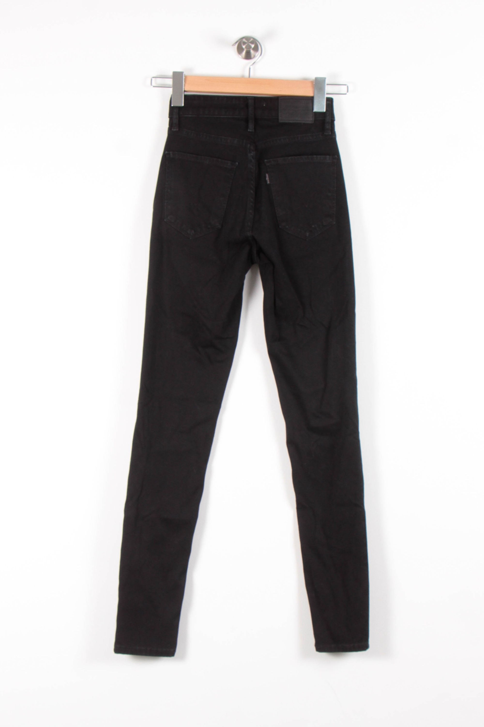 Cropped slim jeans with studs LEVI'S - Seconde main Black