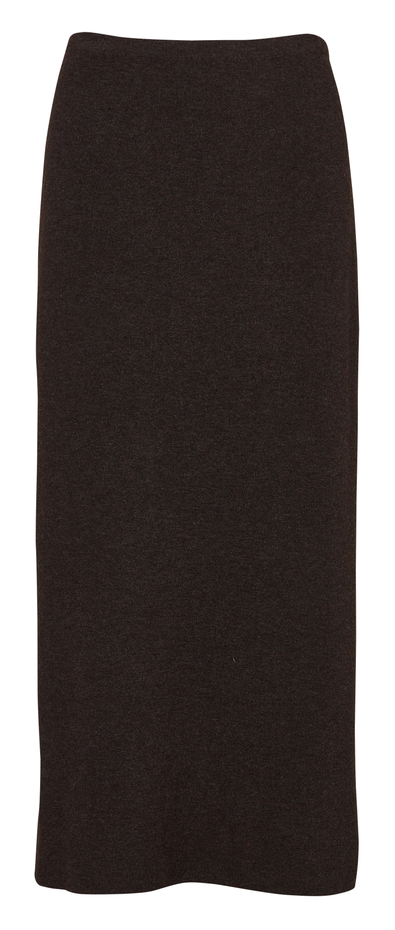 Jupe midi droite en maille MAISON 123 Marron