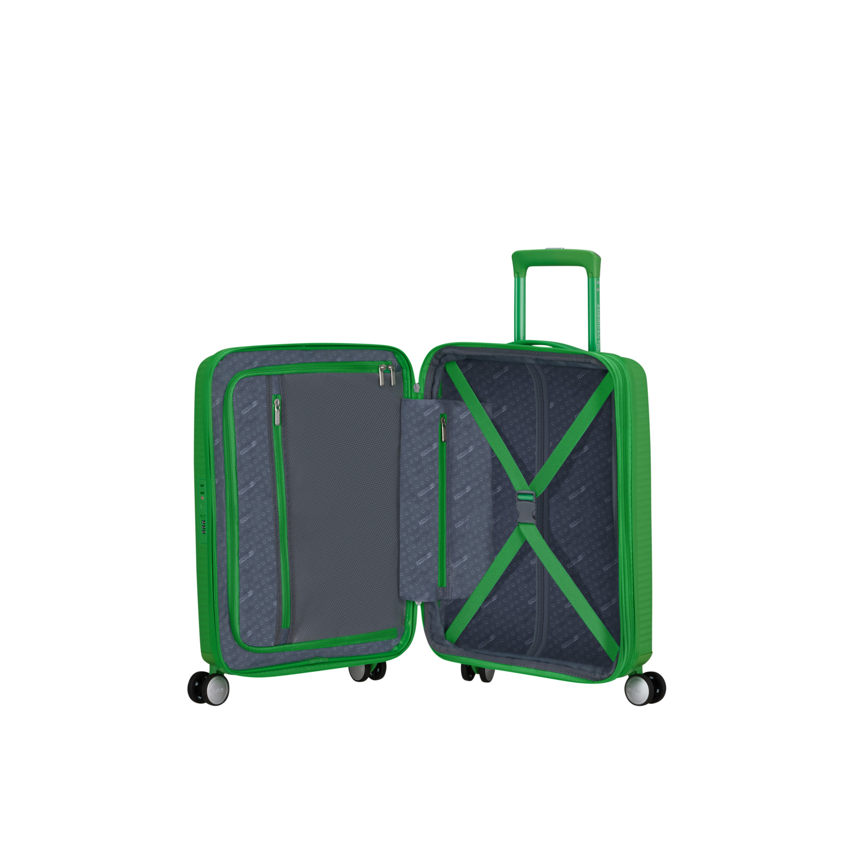 Soundbox suitcase 4 wheels size s AMERICAN TOURISTER Green