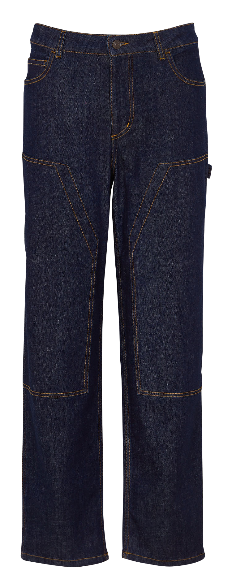 Jean large brut à surpiqûres BENSIMON Bleu