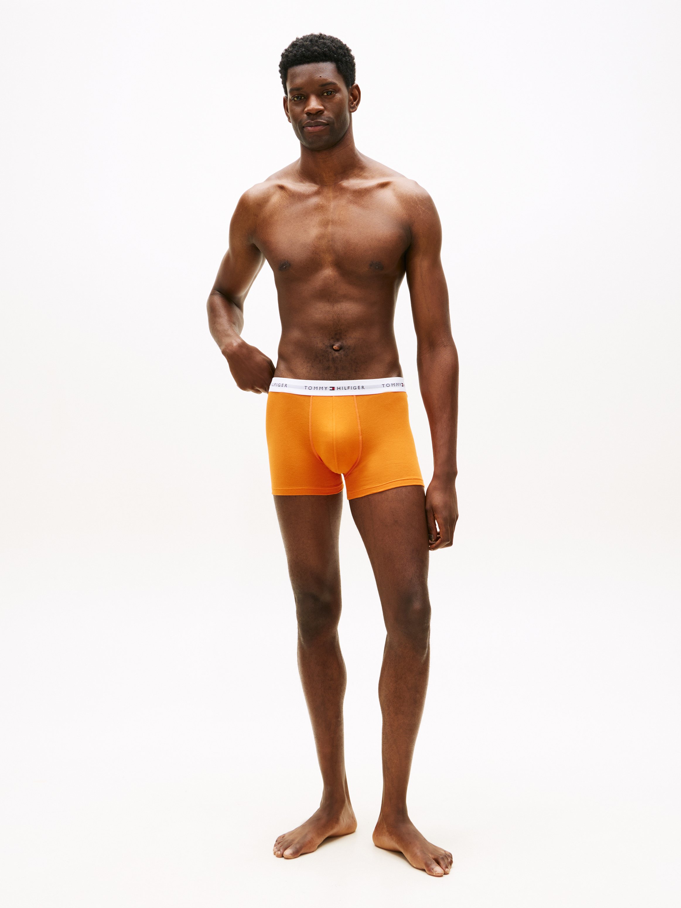 Set di 3 boxer in misto cotone TOMMY HILFIGER Blu