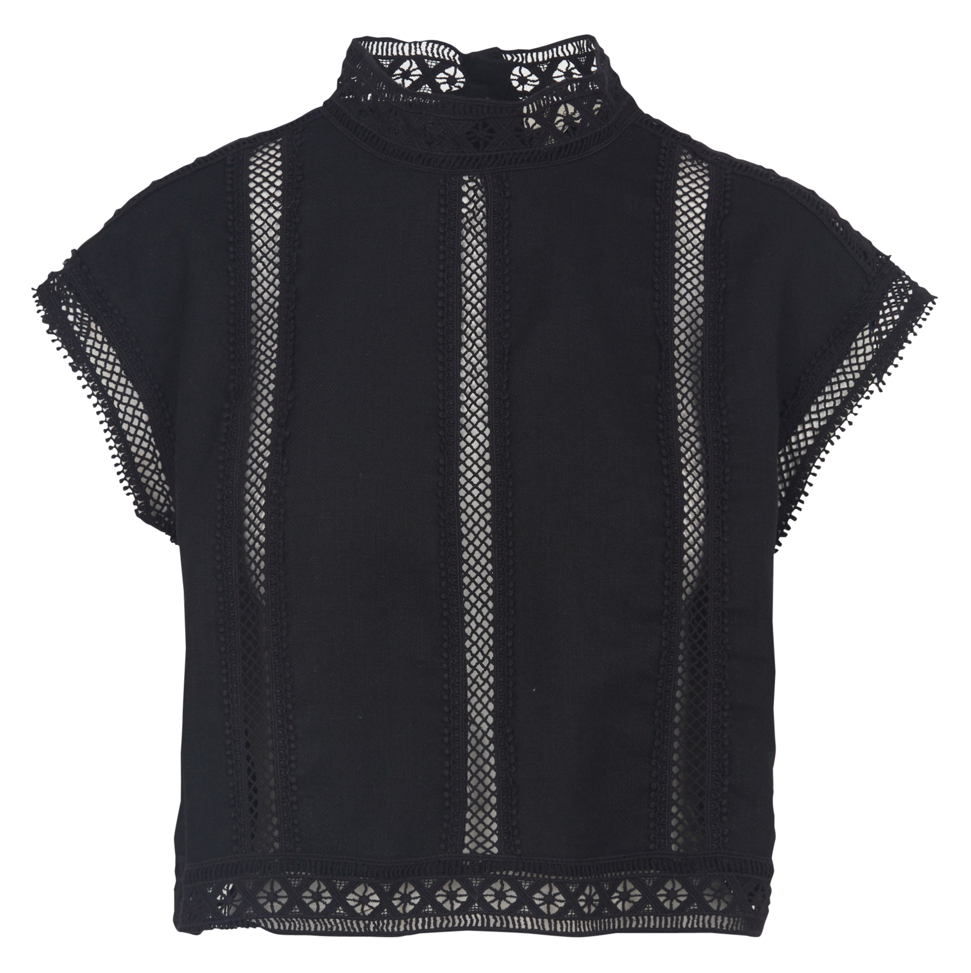 Top boutonné en coton et en lin mélangés SEE U SOON