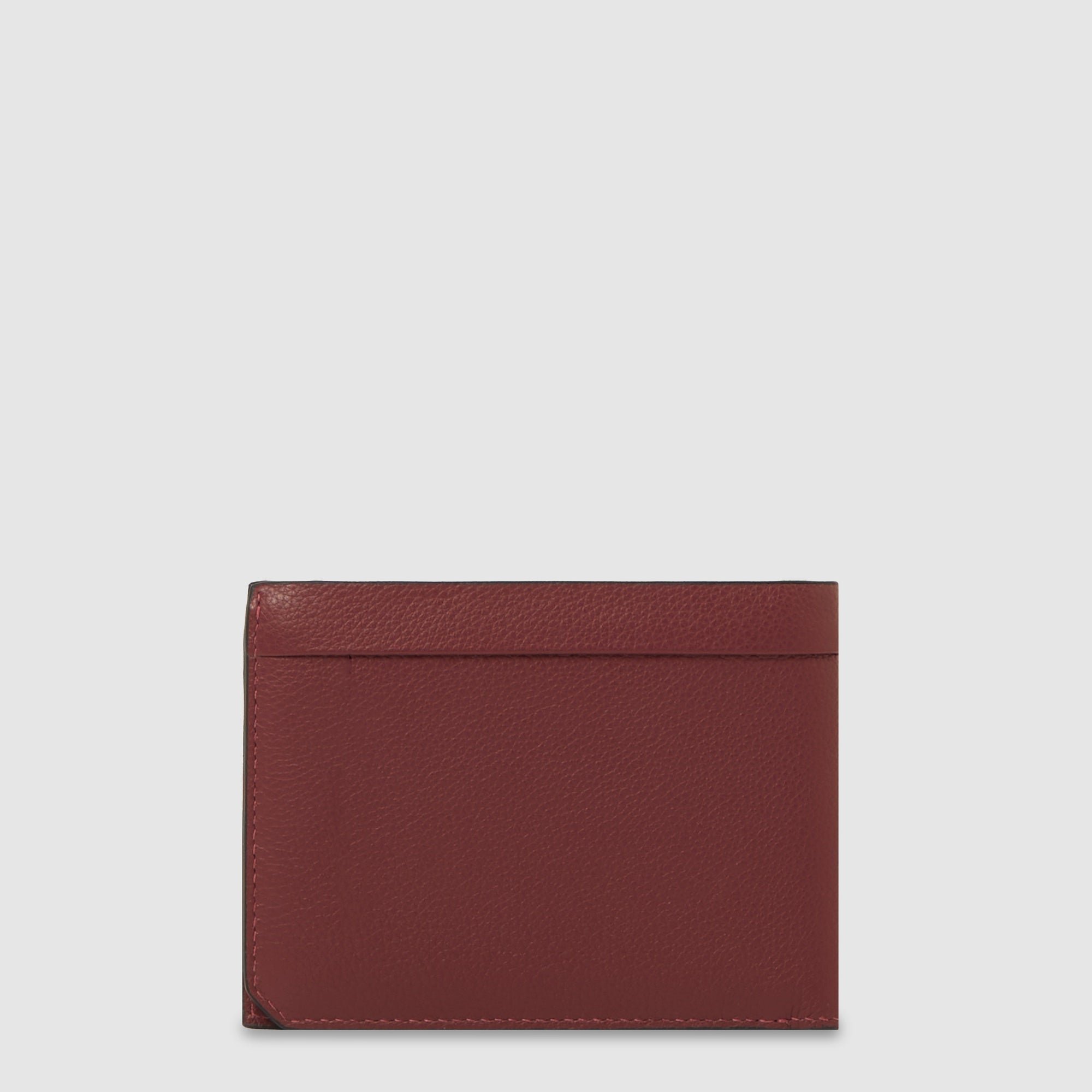 Men's wallet with ID card holder flap PIQUADRO Red