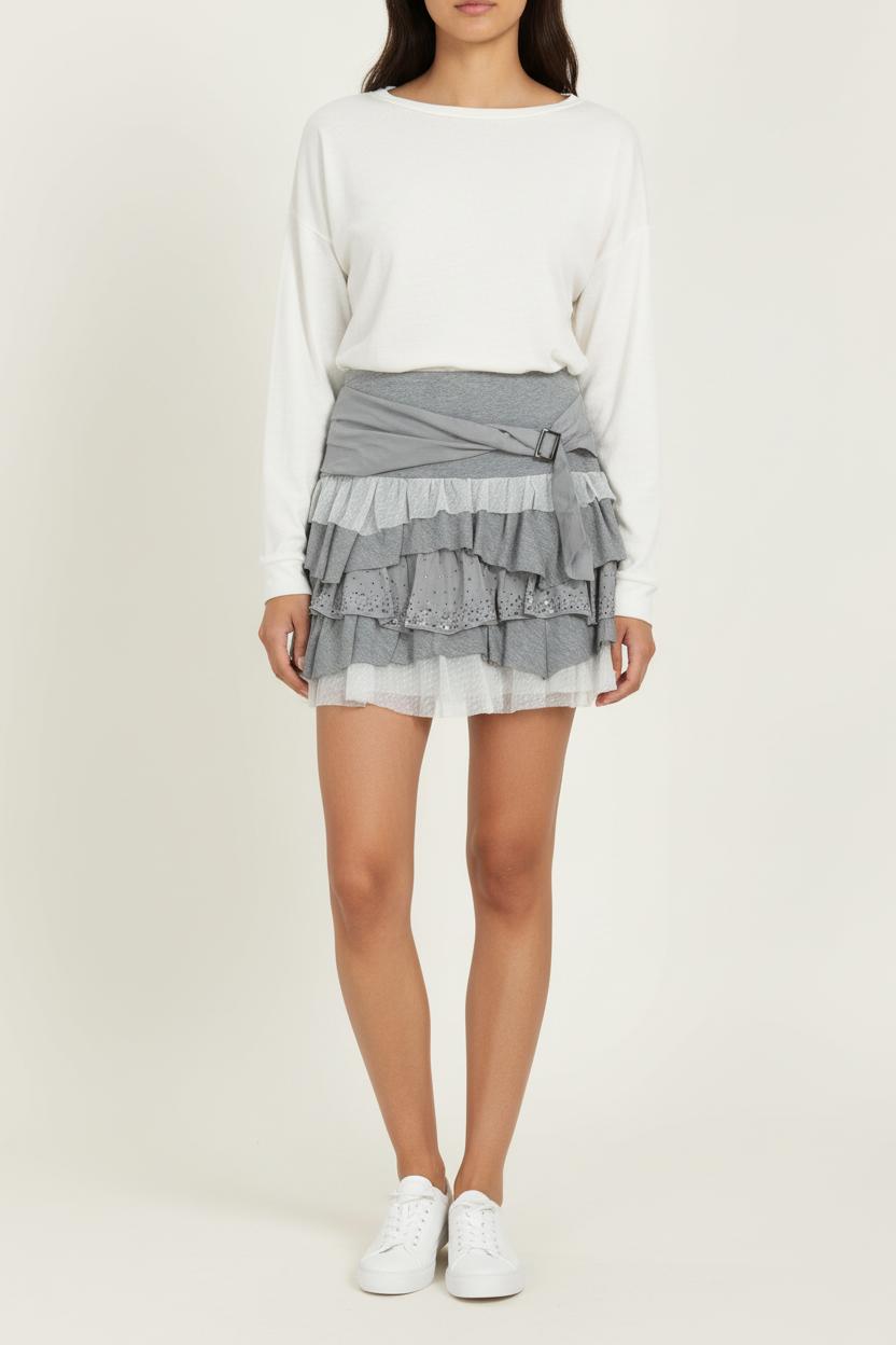 Short & midi skirt LIU JO - SECONDE MAIN Grey
