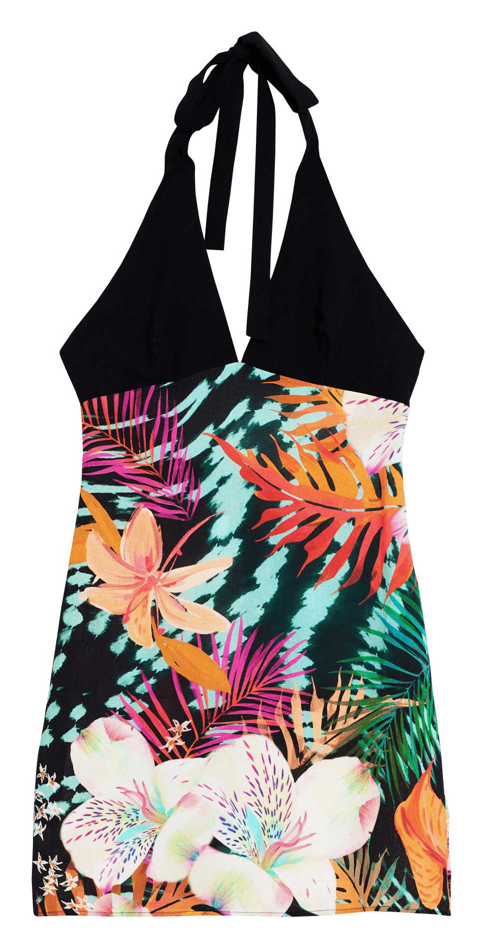 Robe courte dos nu DESIGUAL Noir