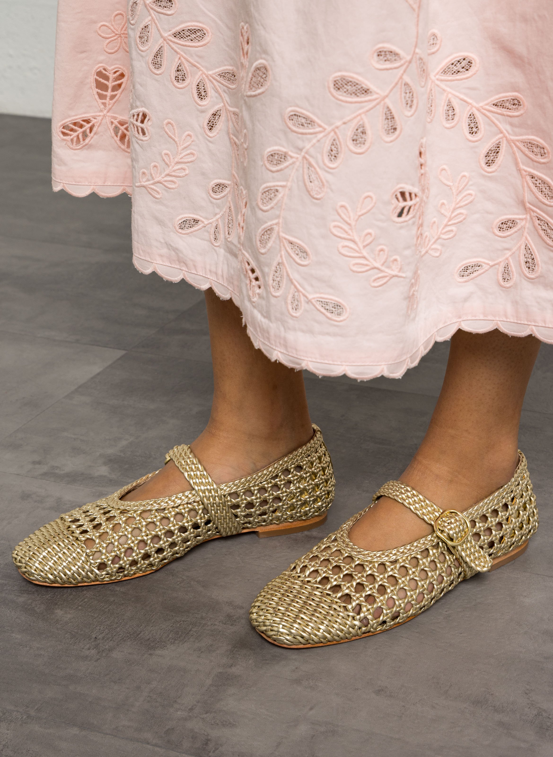 Ballet pumps PETITE MENDIGOTE Golden