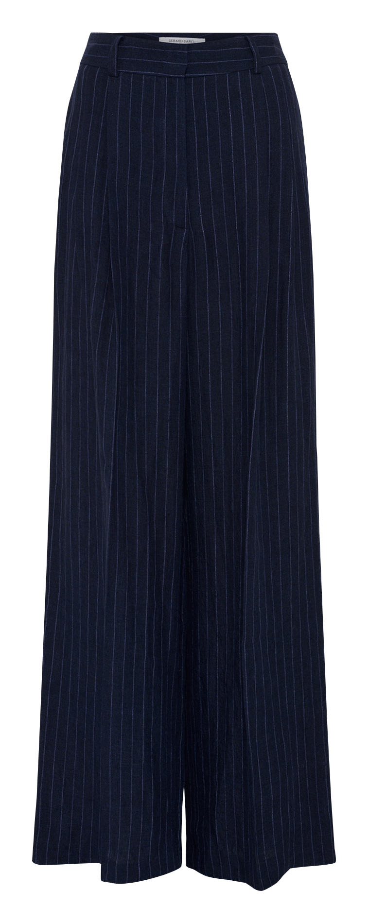 Pantalon large en lin GERARD DAREL Bleu