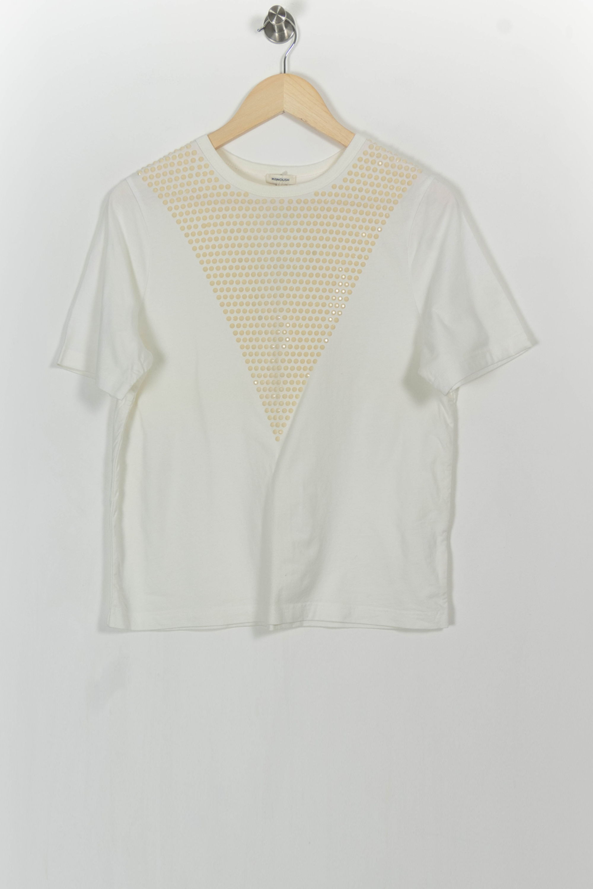 T-shirt Manoush - Seconde Main White