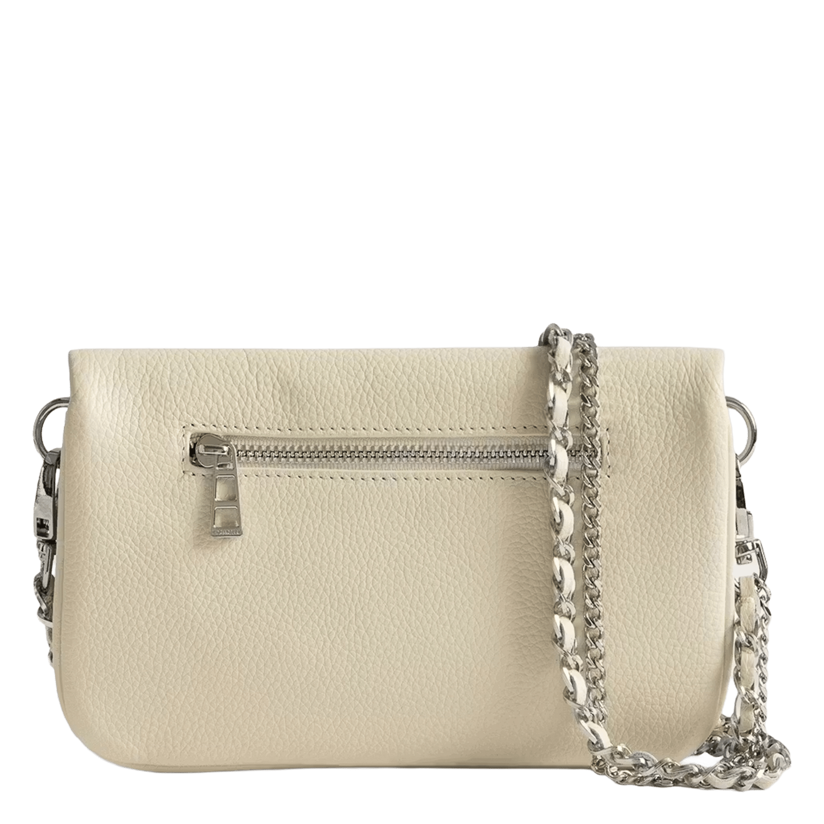 Pochette à rabat bandoulière en cuir | Blanc ZADIG&VOLTAIRE Femme