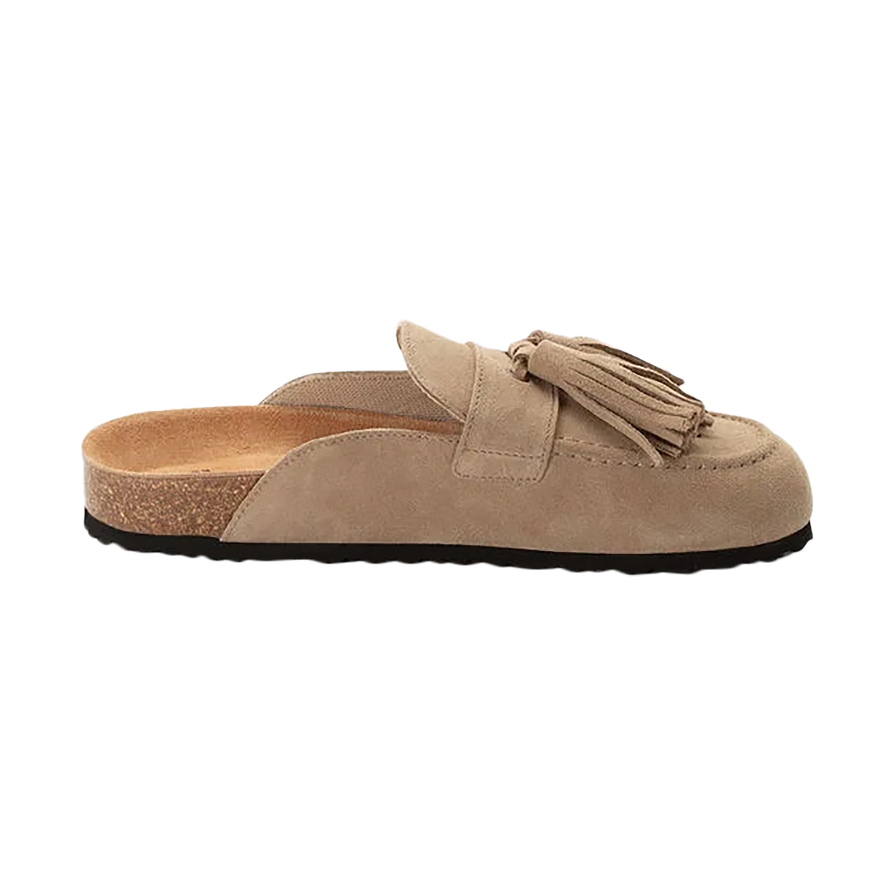 Leather mules TAMARIS Brown