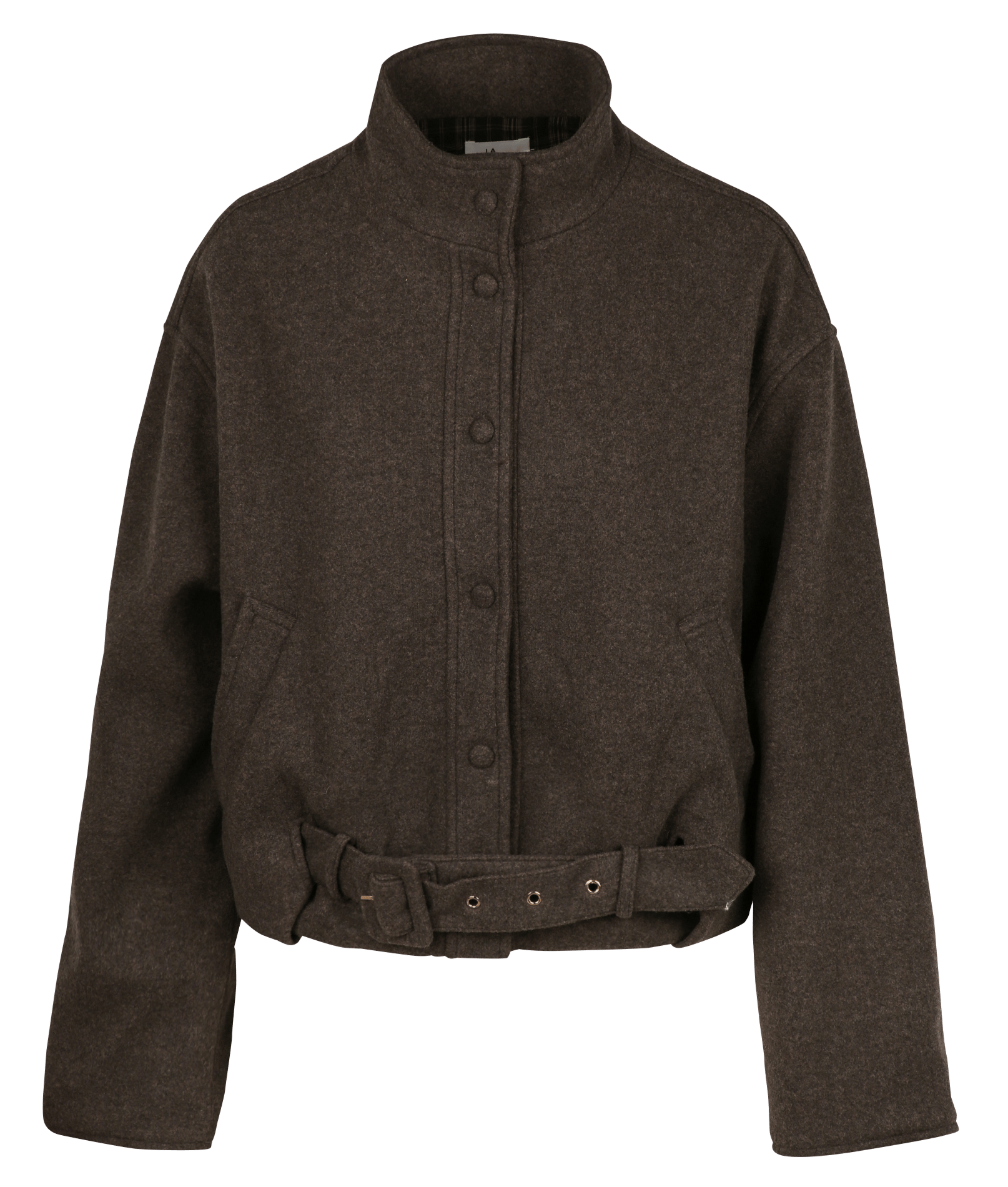 Oversized jasje met opstaande kraag LA PETITE ETOILE Bruin