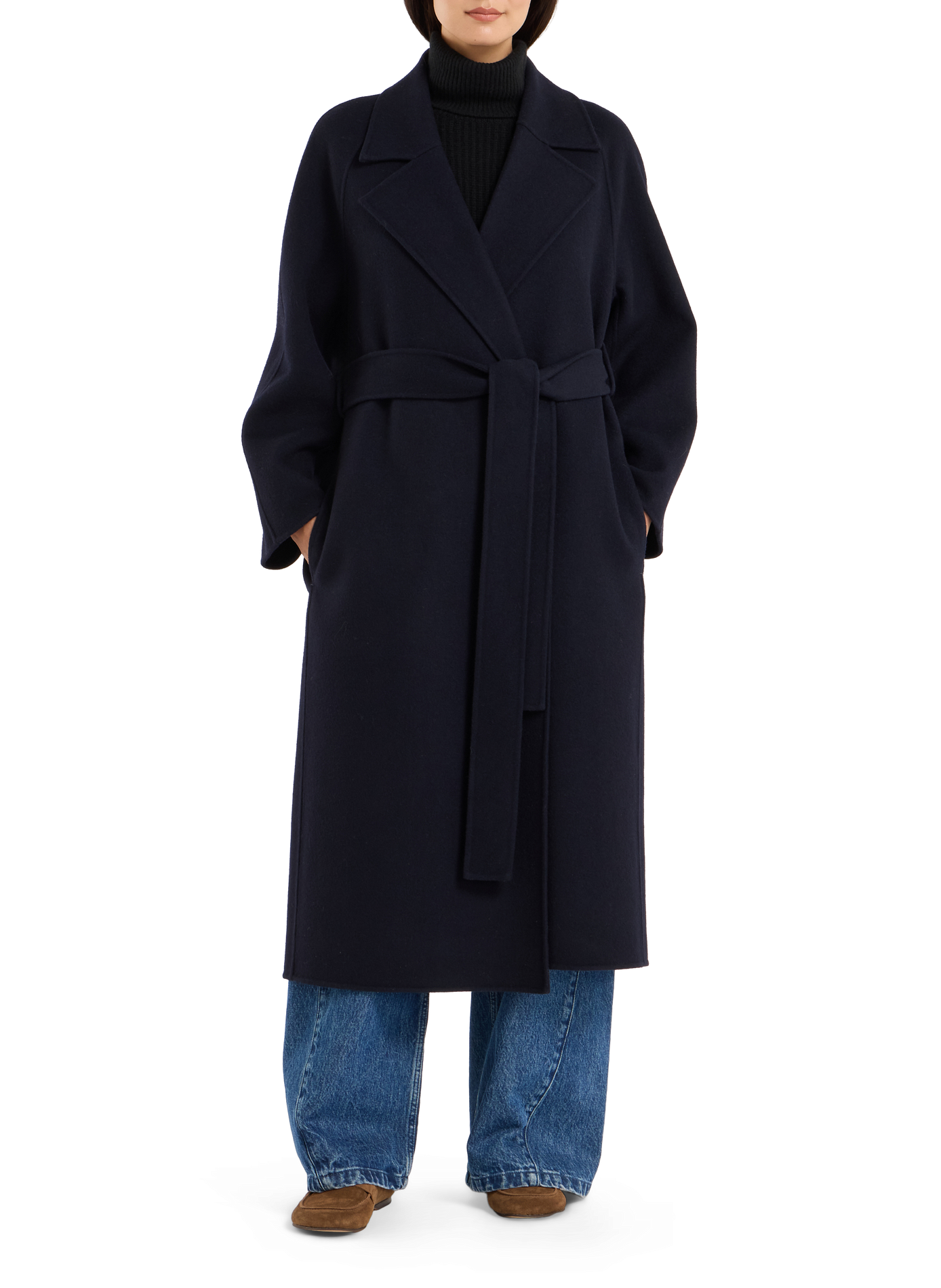 Warmor wool blend warmor coat SAISON 1865 Blue