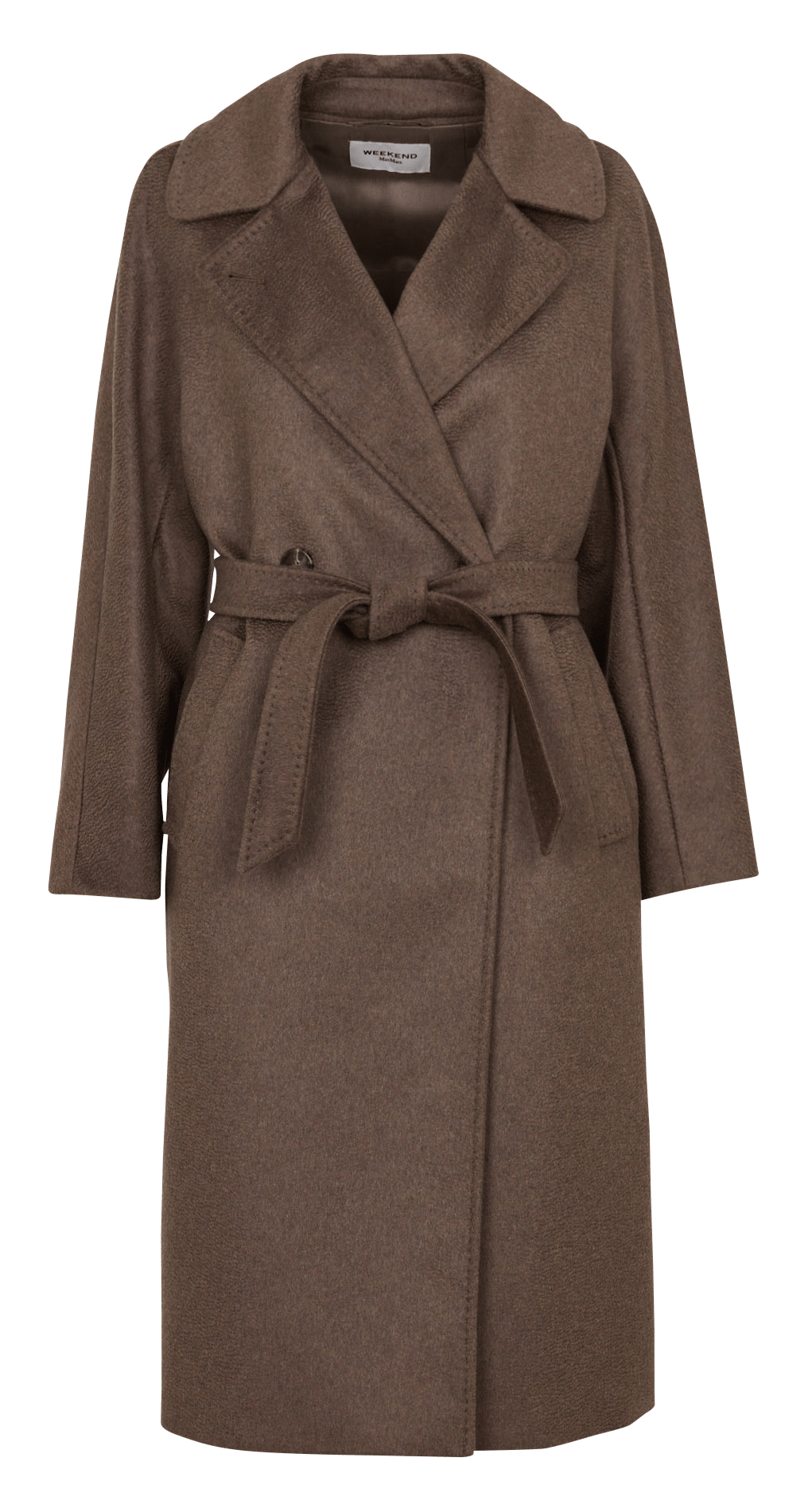 Manteau long ceinturé en laine MAX MARA WEEK END