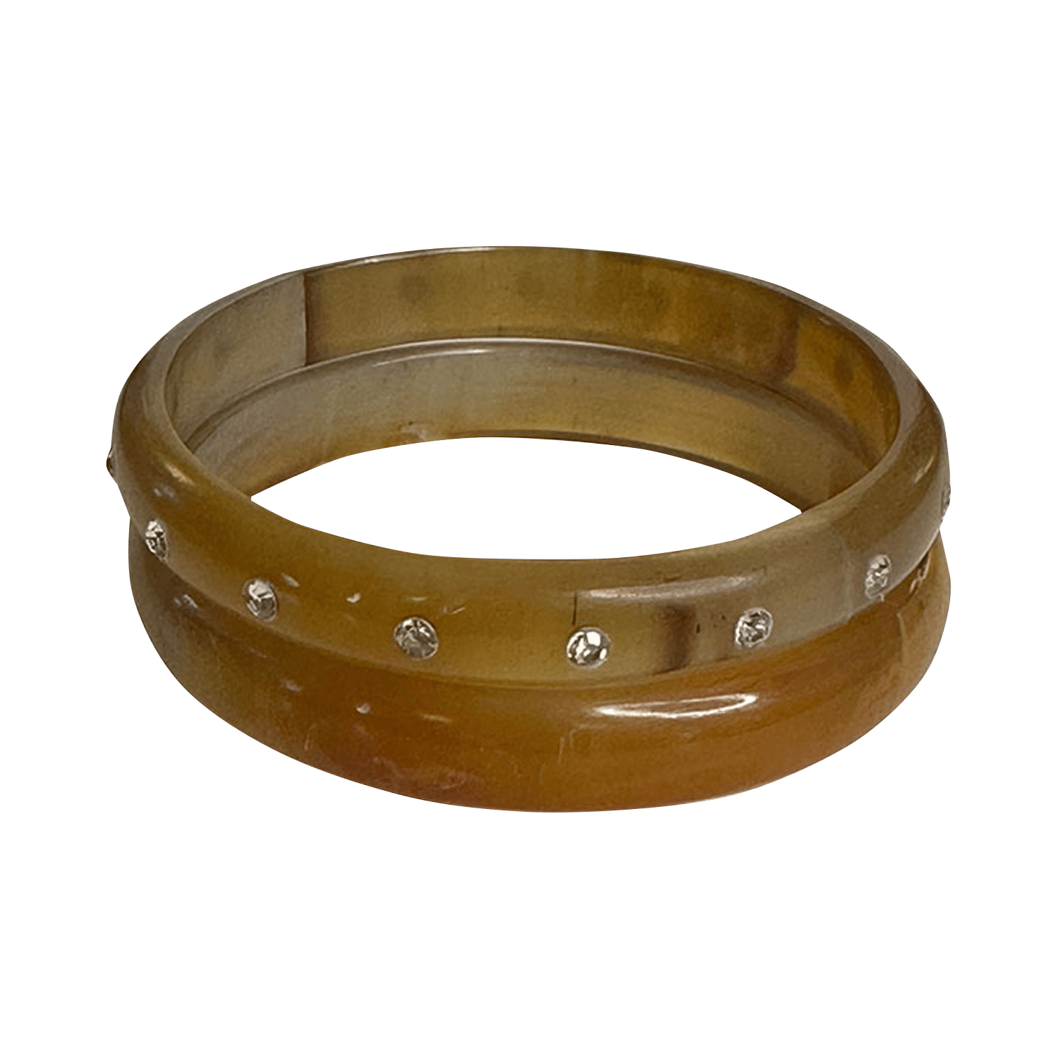 Set de deux joncs FEEKA Marron