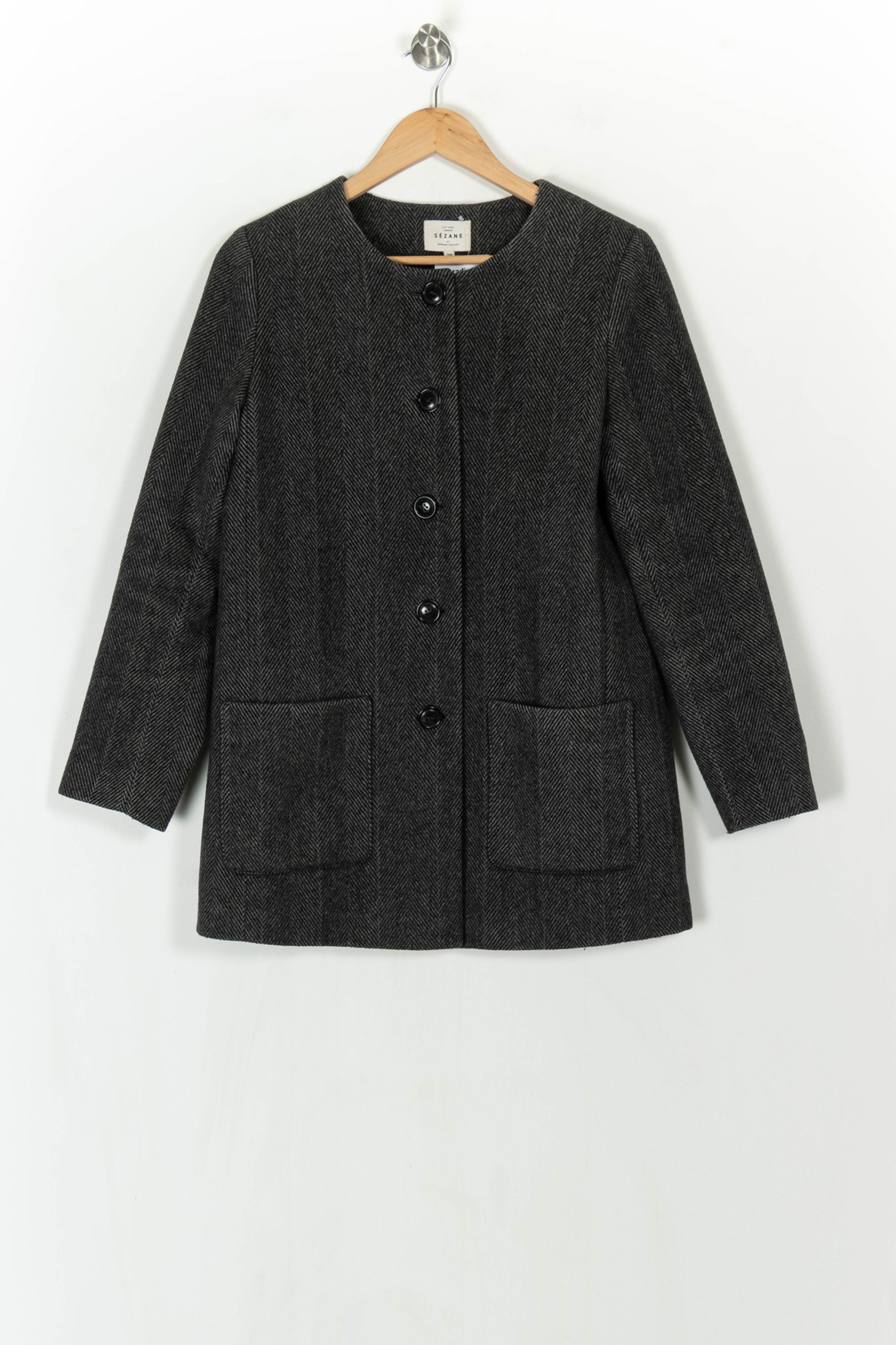 Manteau court SEZANE - Seconde main Gris