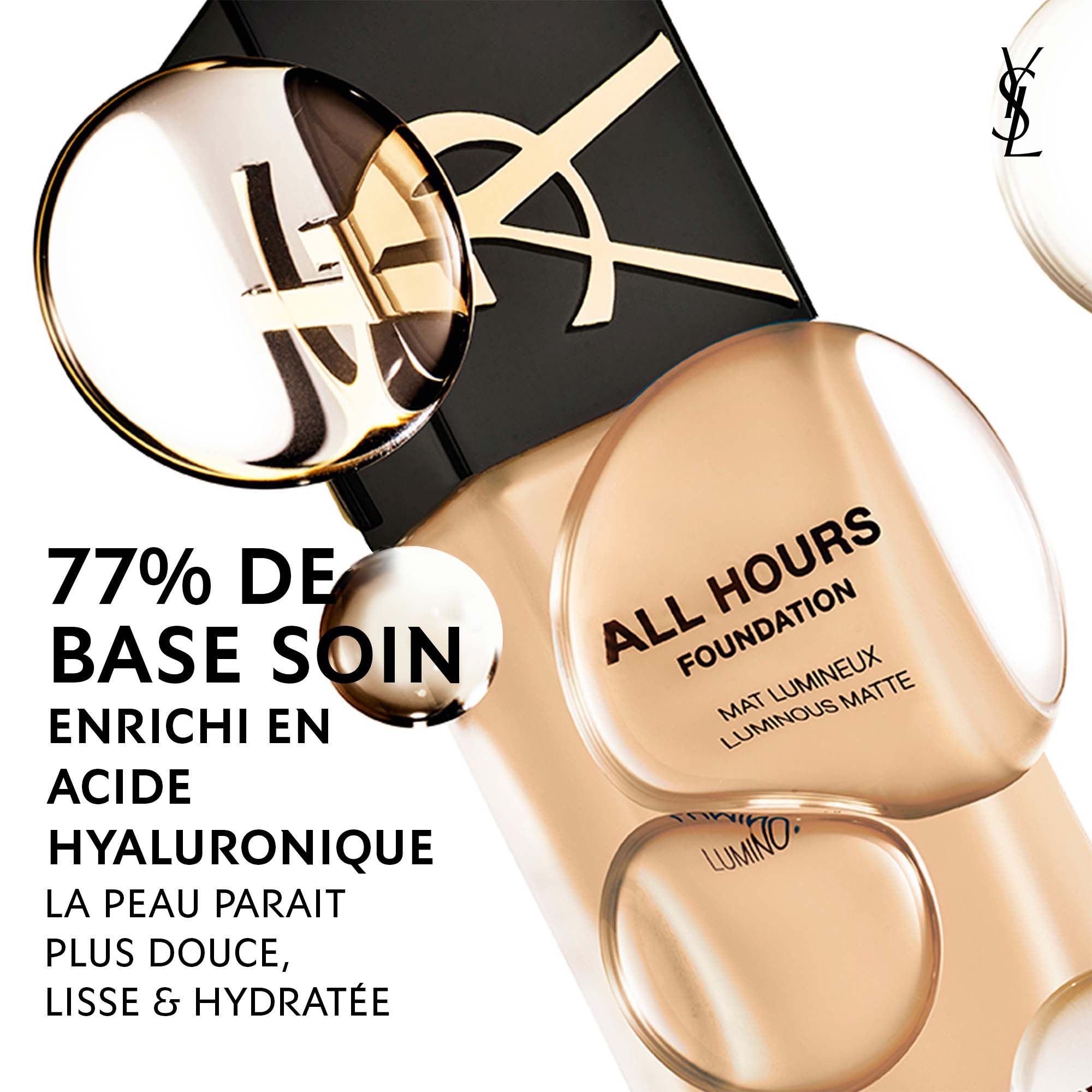 FOND DE TEINT MAT LUMINEUX 24H* HAUTE COUVRANCE YVES SAINT LAURENT Mn1