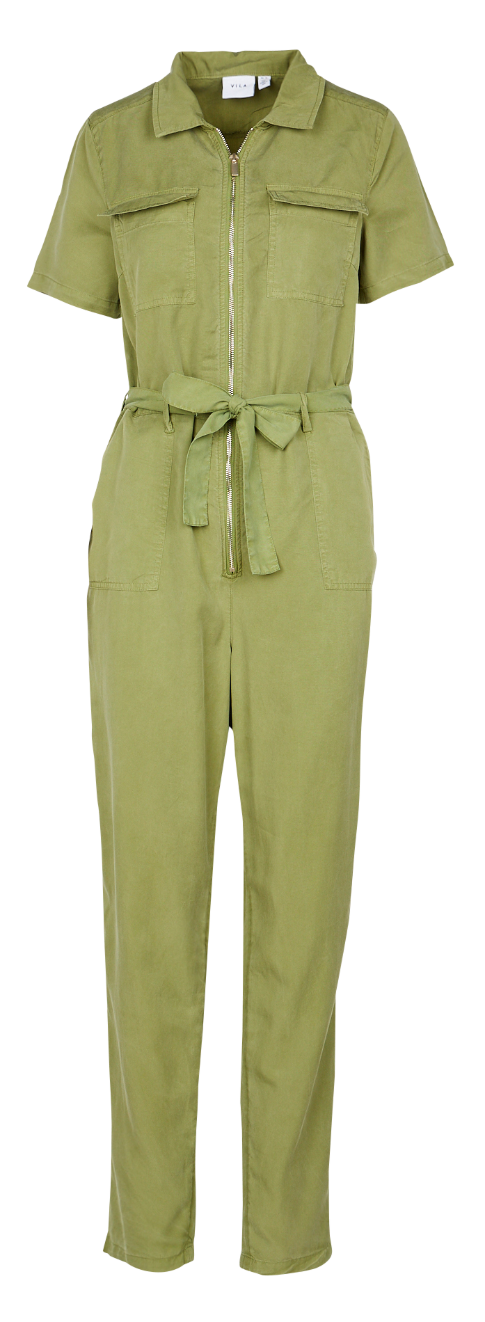 Short-sleeved jumpsuit VILA Green