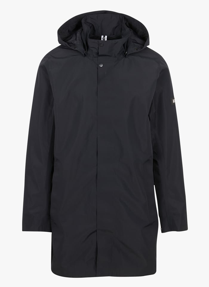 Long Hooded Parka Noir Aigle Men Place des Tendances