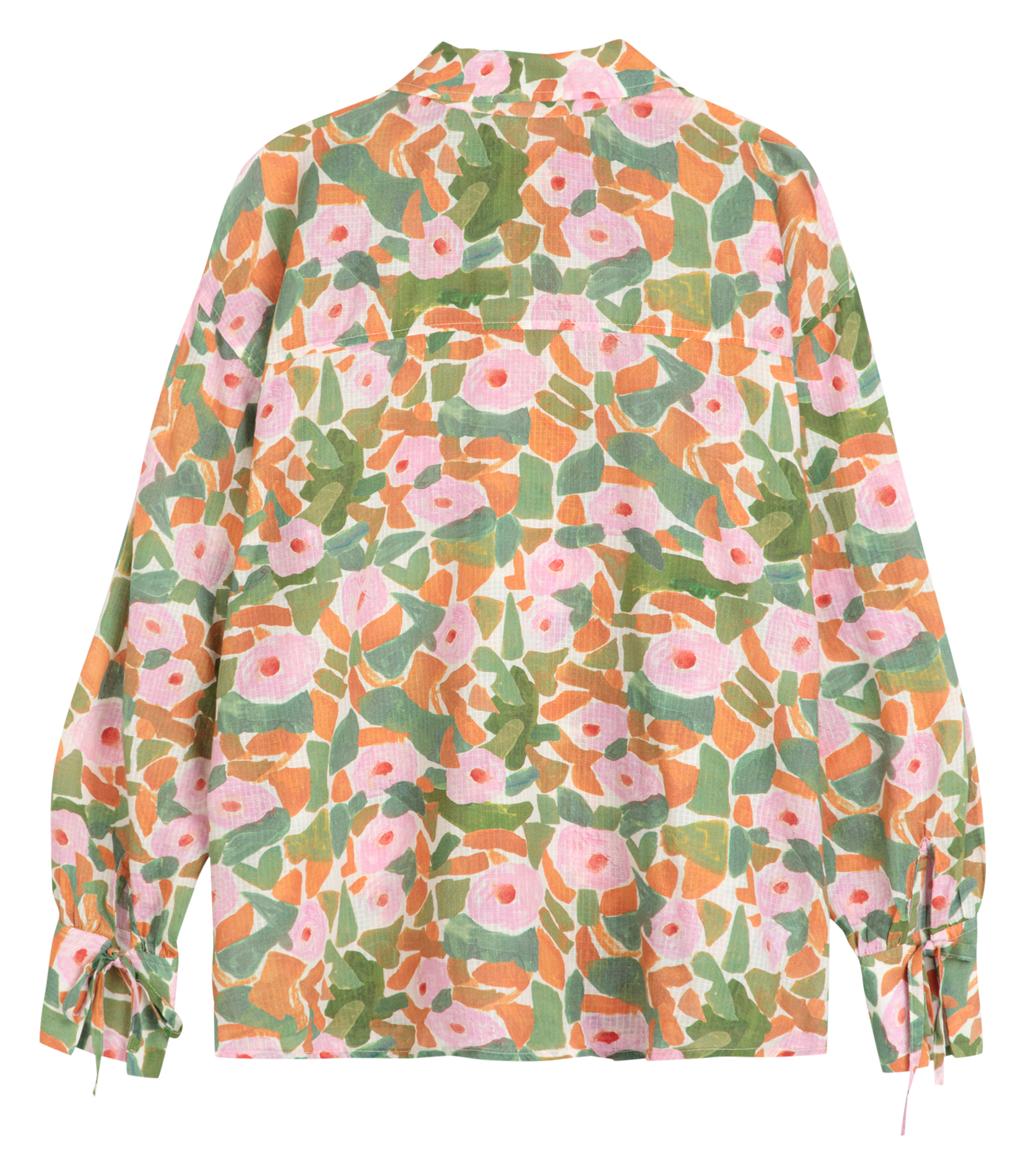 Recht bloemenoverhemd van biologisch katoen BOBO CHOSES Veelkleurig