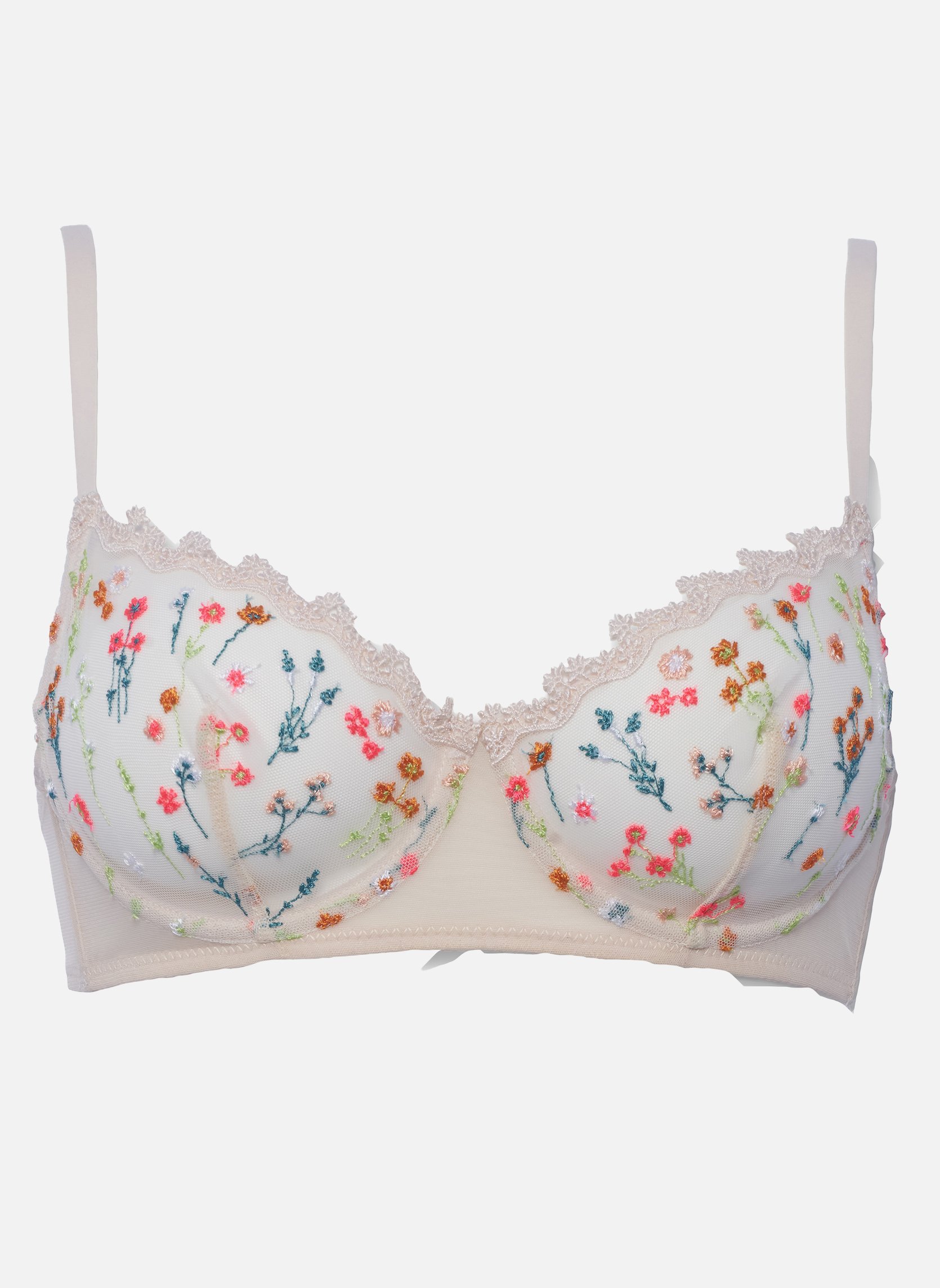 Cotton underwired bra HUIT White