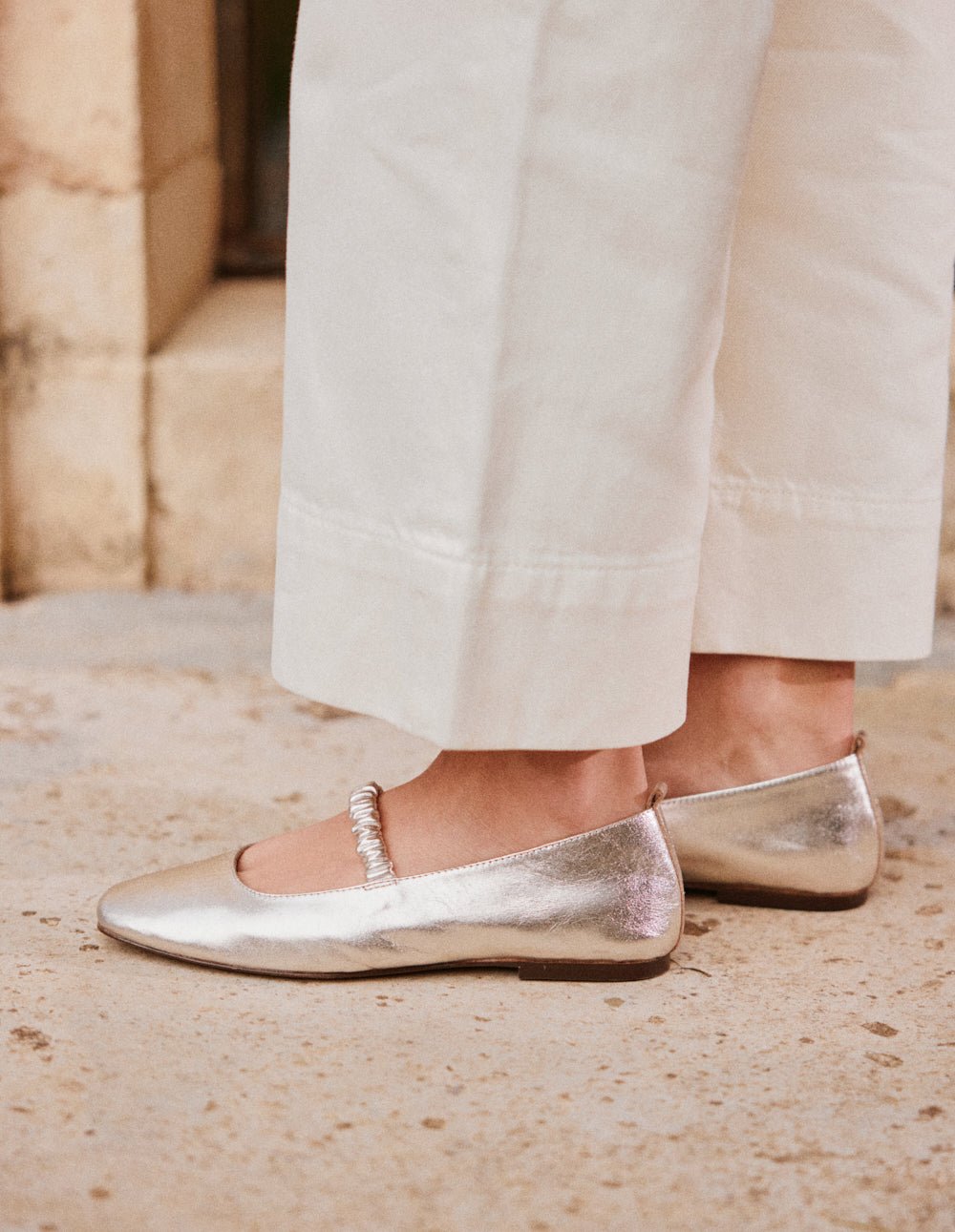 Ballet pumps ODAJE EX. M.MOUSTACHE Silver