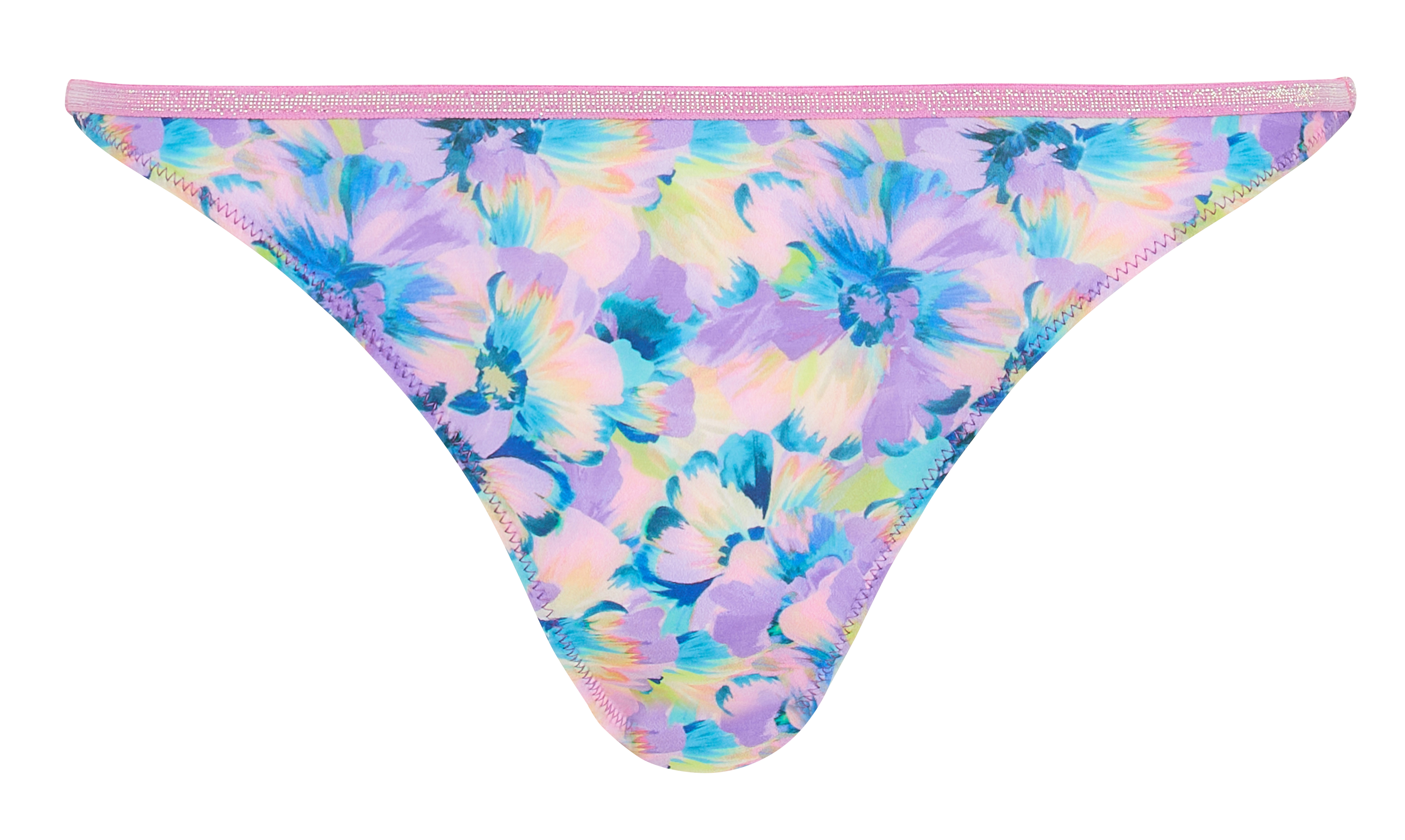 Bedruckter Slip LA NOUVELLE Violett