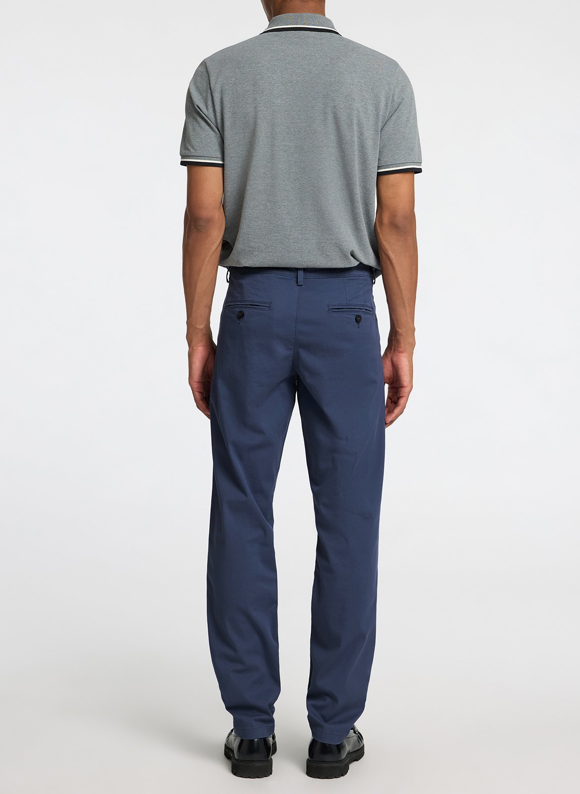 Baumwoll-Chinohose SELECTED Blau