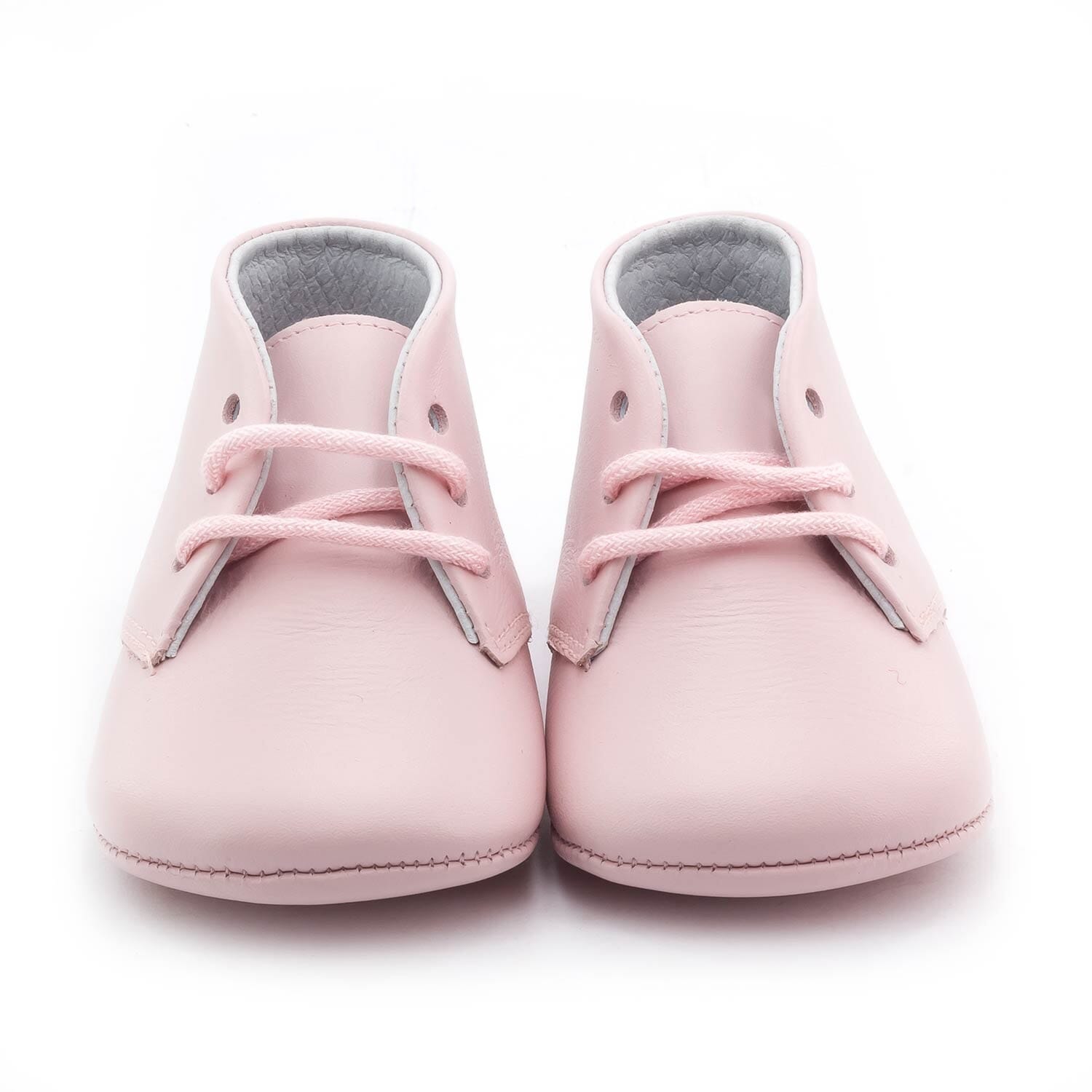Soft leather baby booties Boni & Sidonie Pink