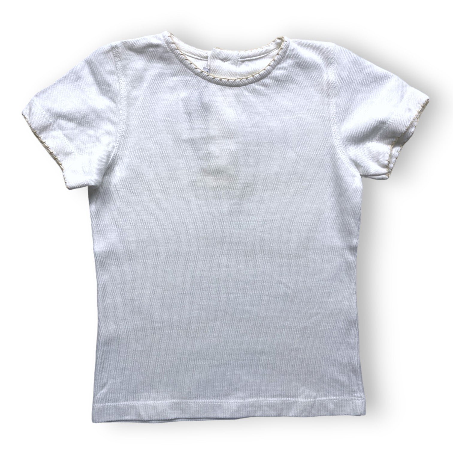 White Kids T-shirt - 4 years LA CHATELAINE - Seconde main White