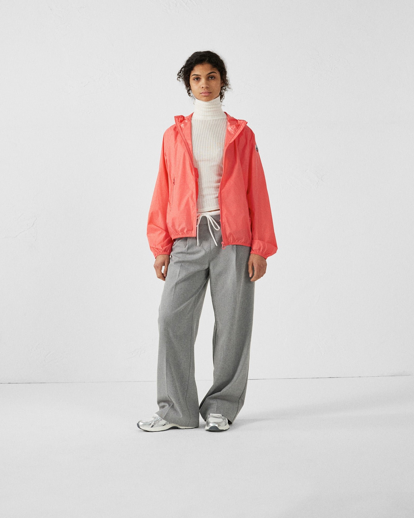 Packable Feroe raincoat JOTT Pink