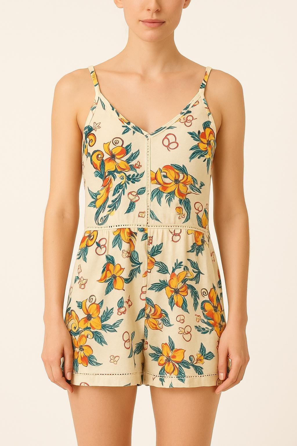 Midi dress COMPTOIR DES COTONNIERS - Seconde main Multicolored