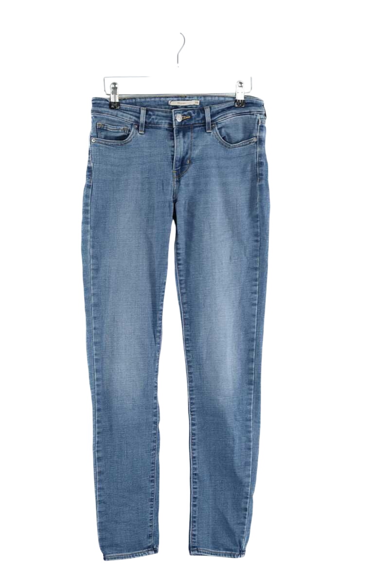 Slim-fit stretch cotton jeans with regular waist LEVI'S - Seconde main Blue