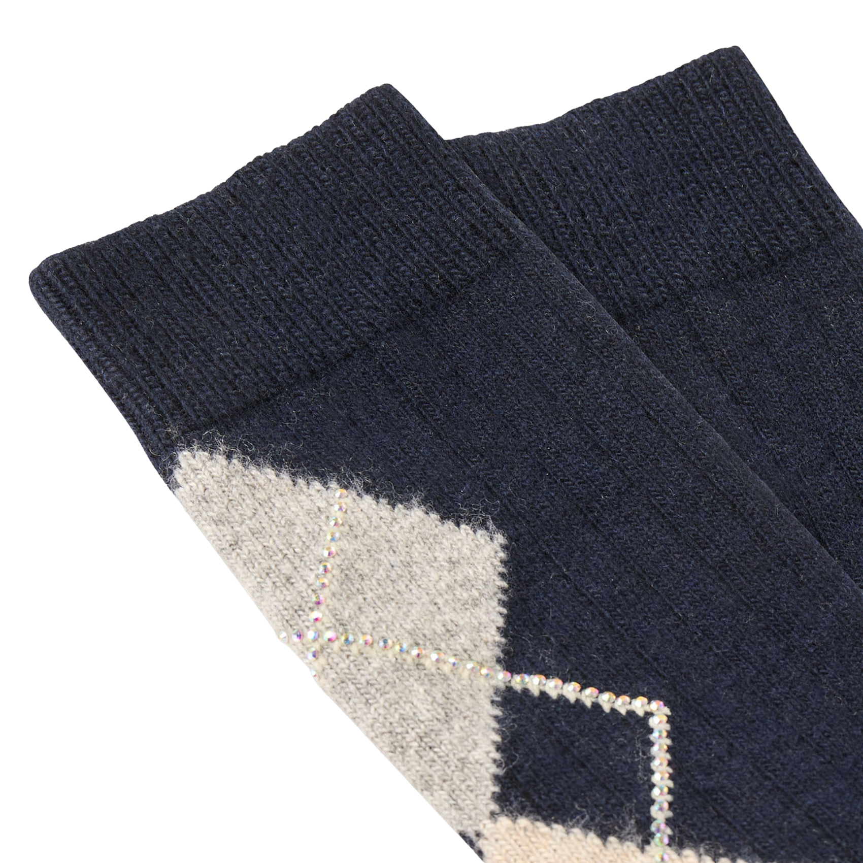 Jacquard sokken SANDRO Blauw
