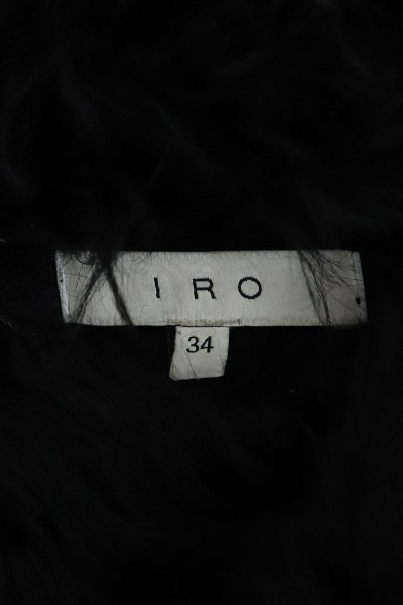 Leather coat IRO - Seconde Main Black