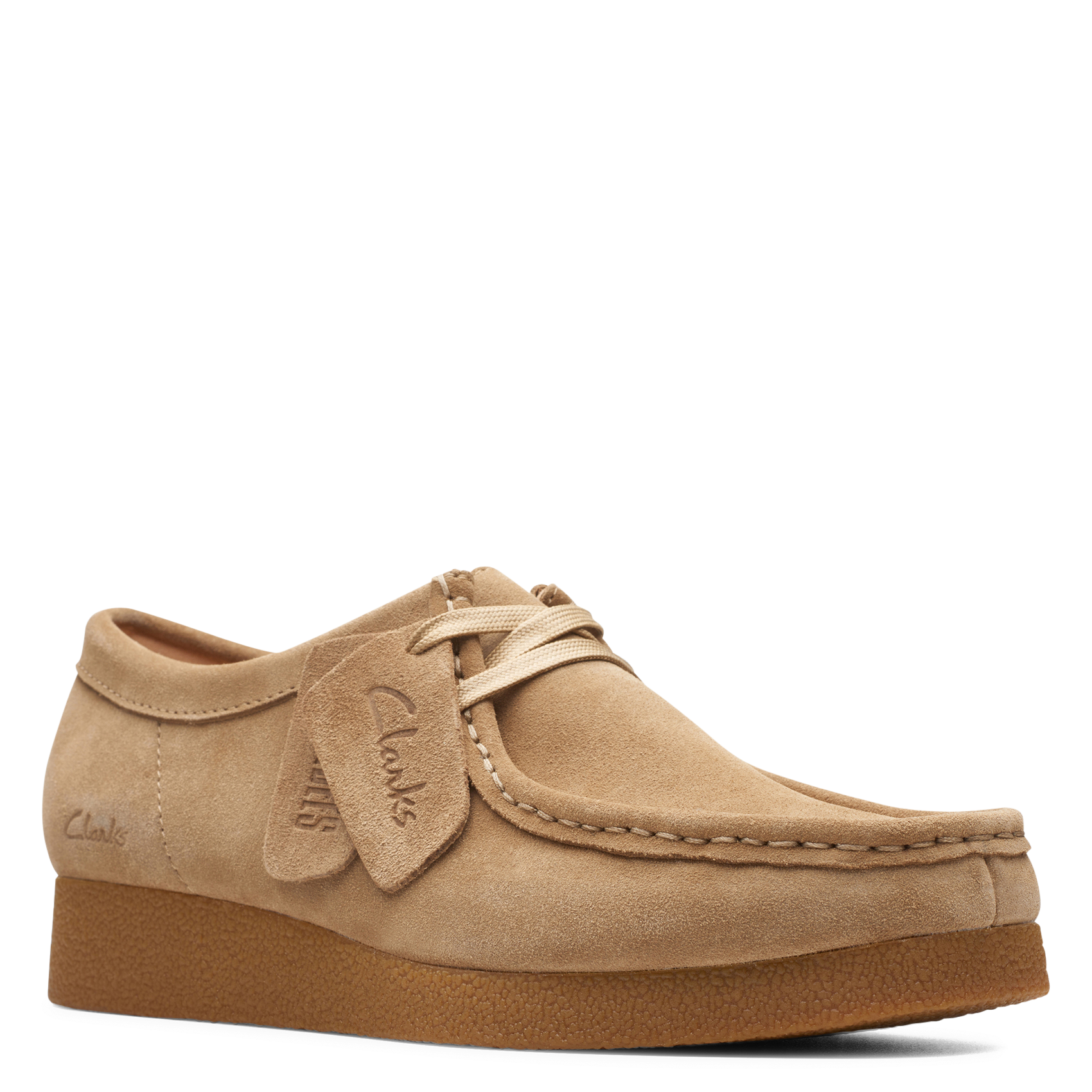Suede leren derby's CLARKS Beige