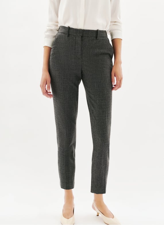 check cigarette pants Checked cigarette pants check cigarette pants Checked cigarette pants