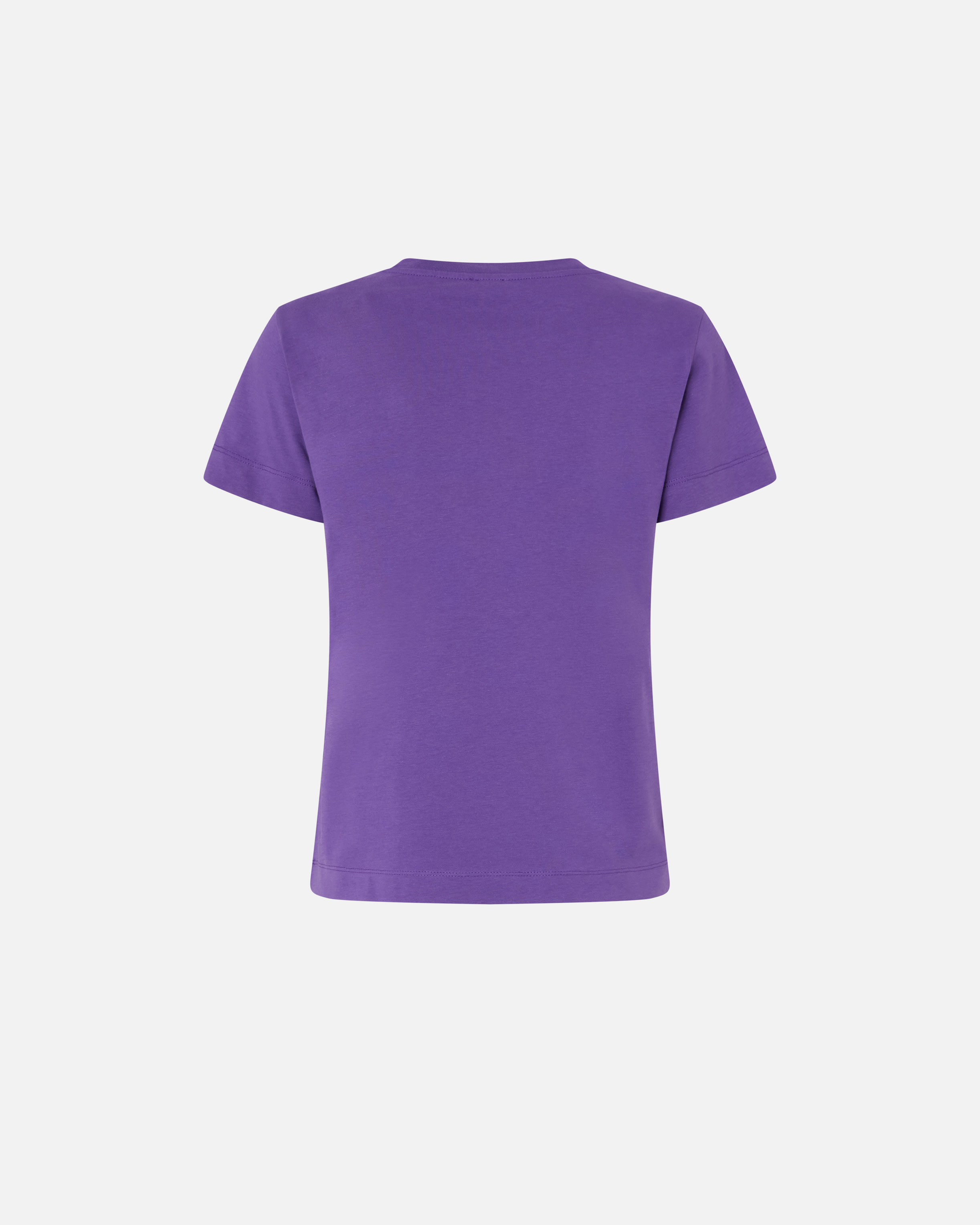 T-shirt with printed logo PINKO Purple