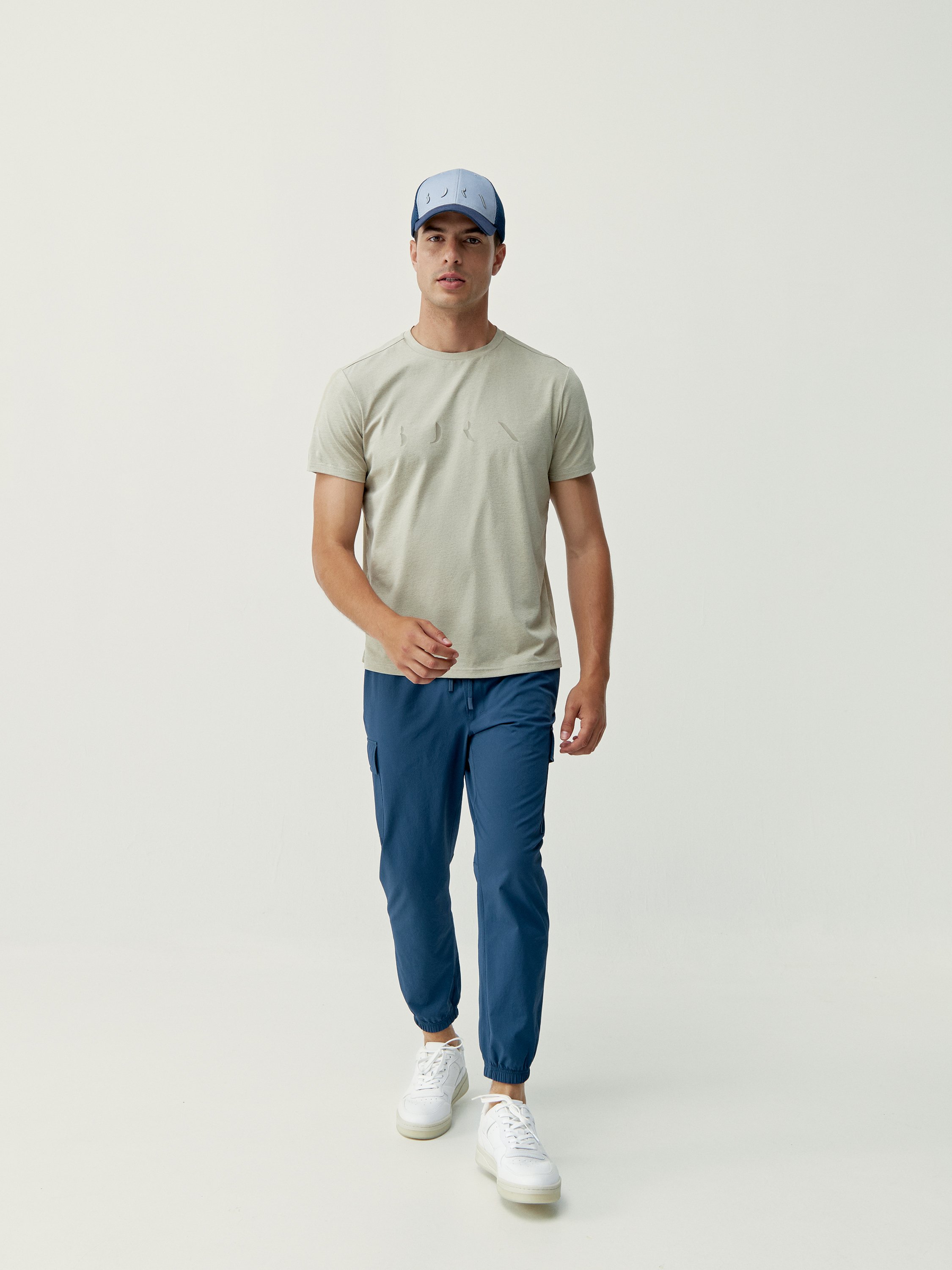 Cargo jogging pants BORN LIVING YOGA Blue