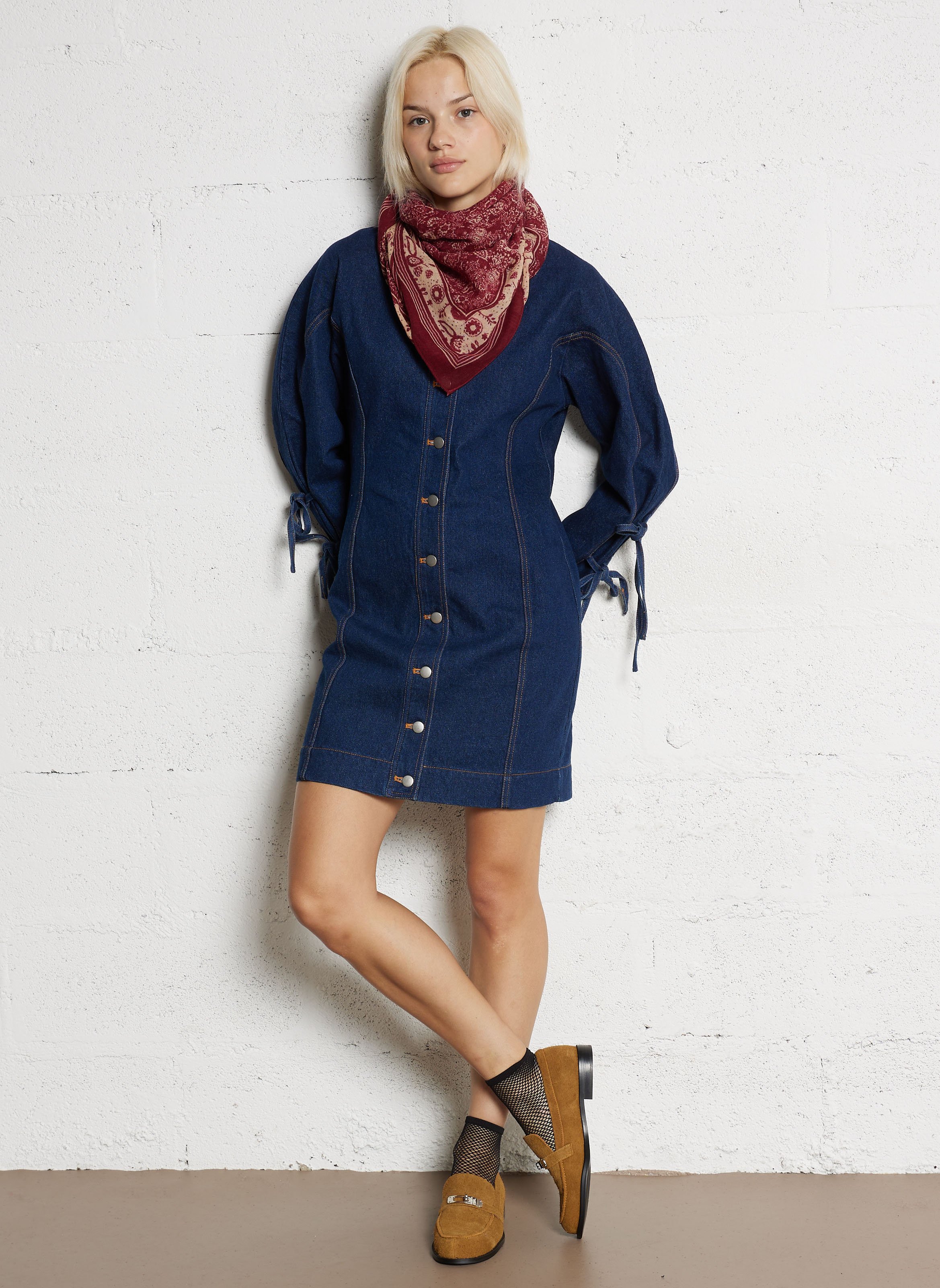 Mocassins en cuir BIBI LOU Marron