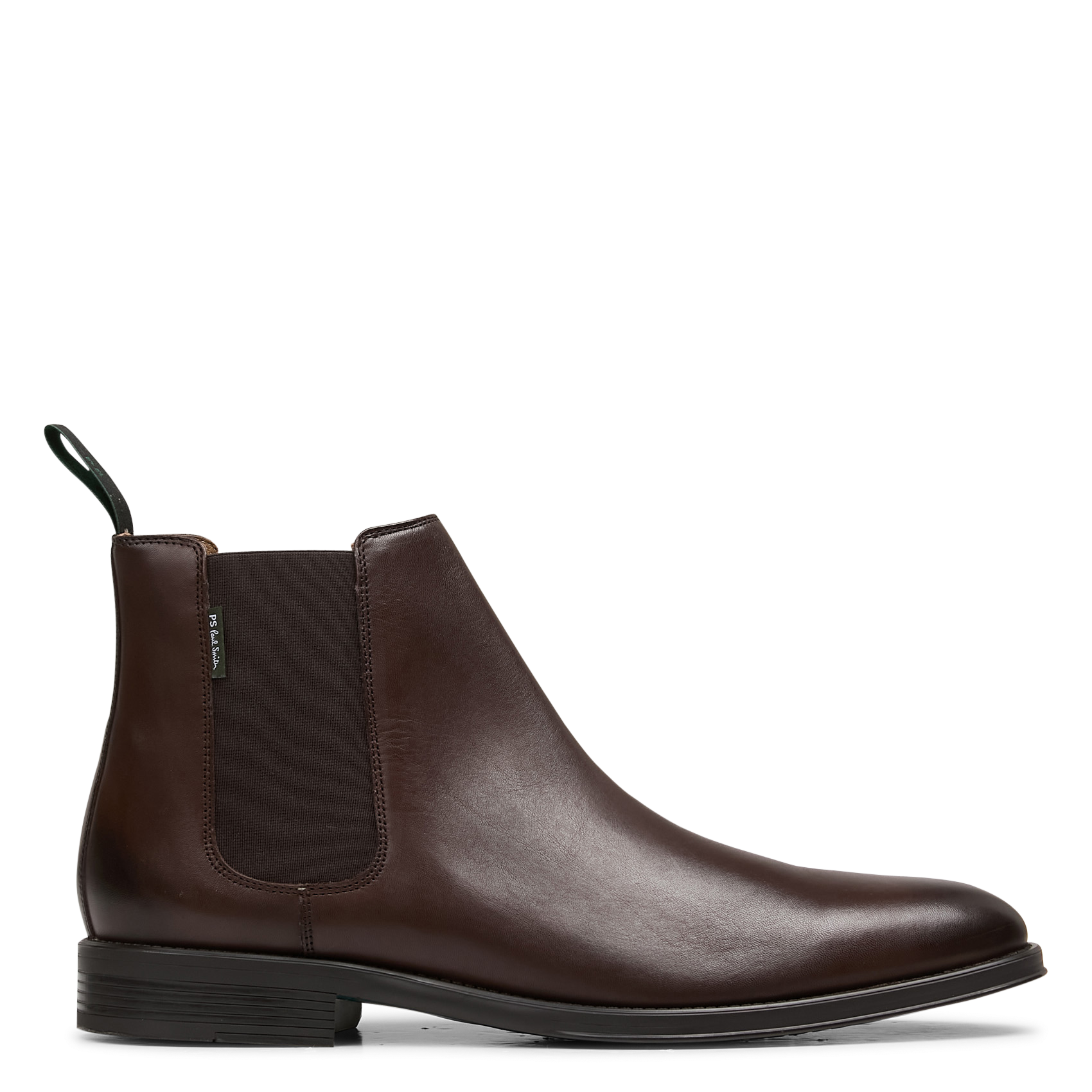 Mixed leather mid-calf boots PAUL SMITH Brown